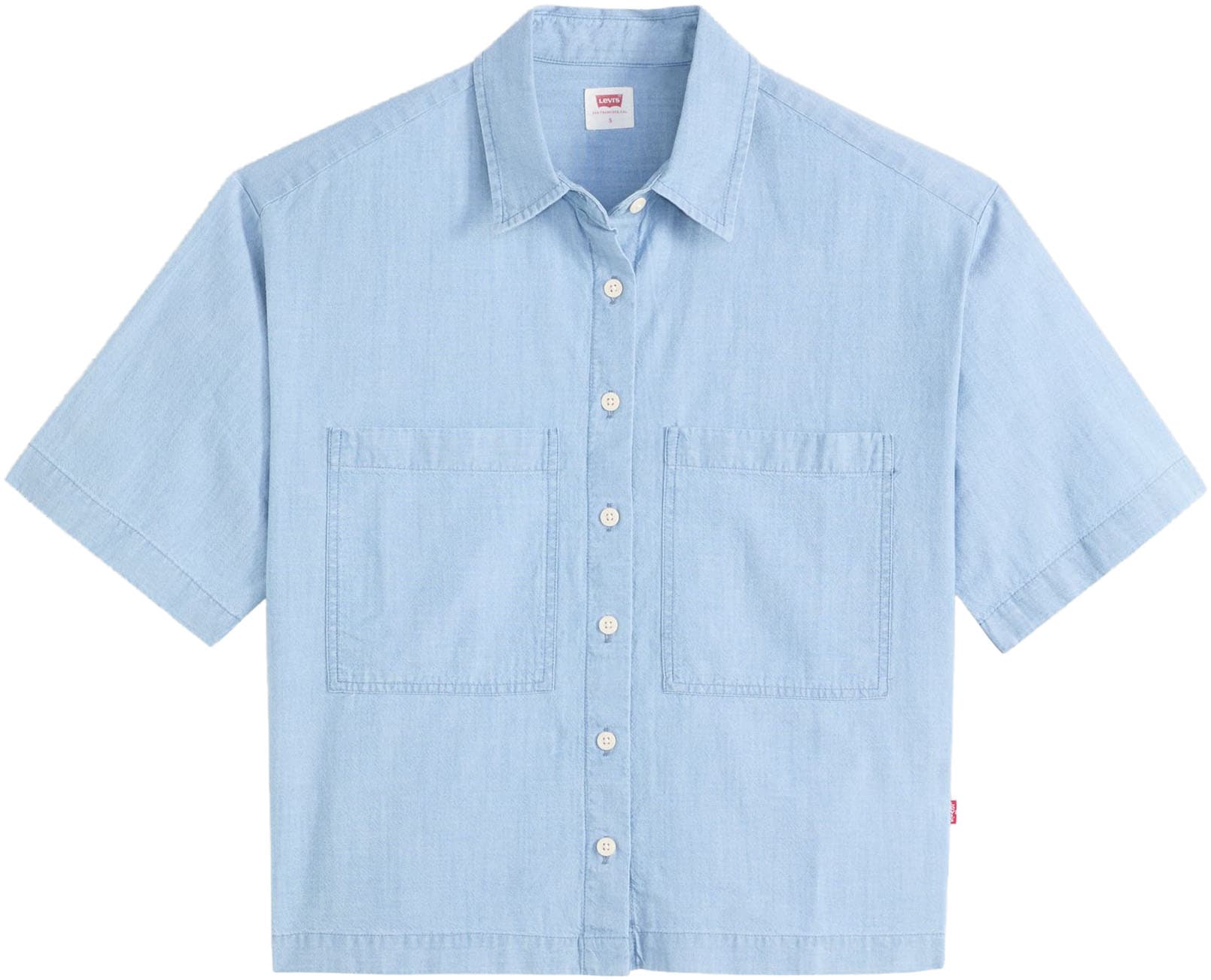 Levi's® Hemdbluse »HARLIE SS CROPPED SHIRT« mit Taschen