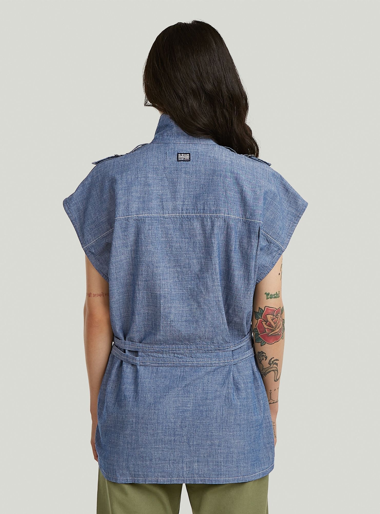 G-STAR T-Shirt »Double Belted Shirt«