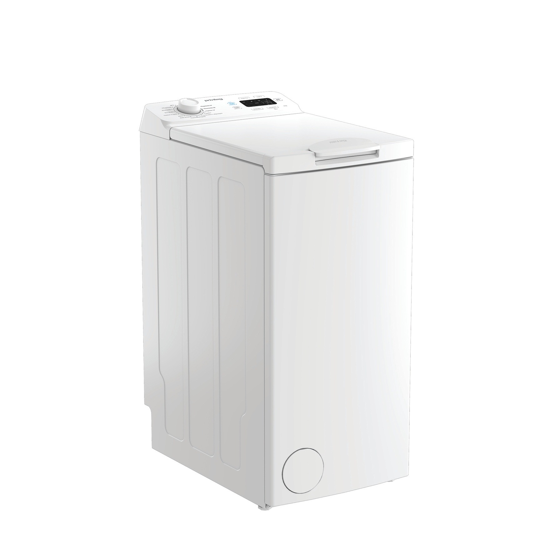 Privileg Waschmaschine Toplader »PWT 6B MY TIME« 6 kg 1200 U/min Quick cycles – 5 Programme in unter 1 Stunde