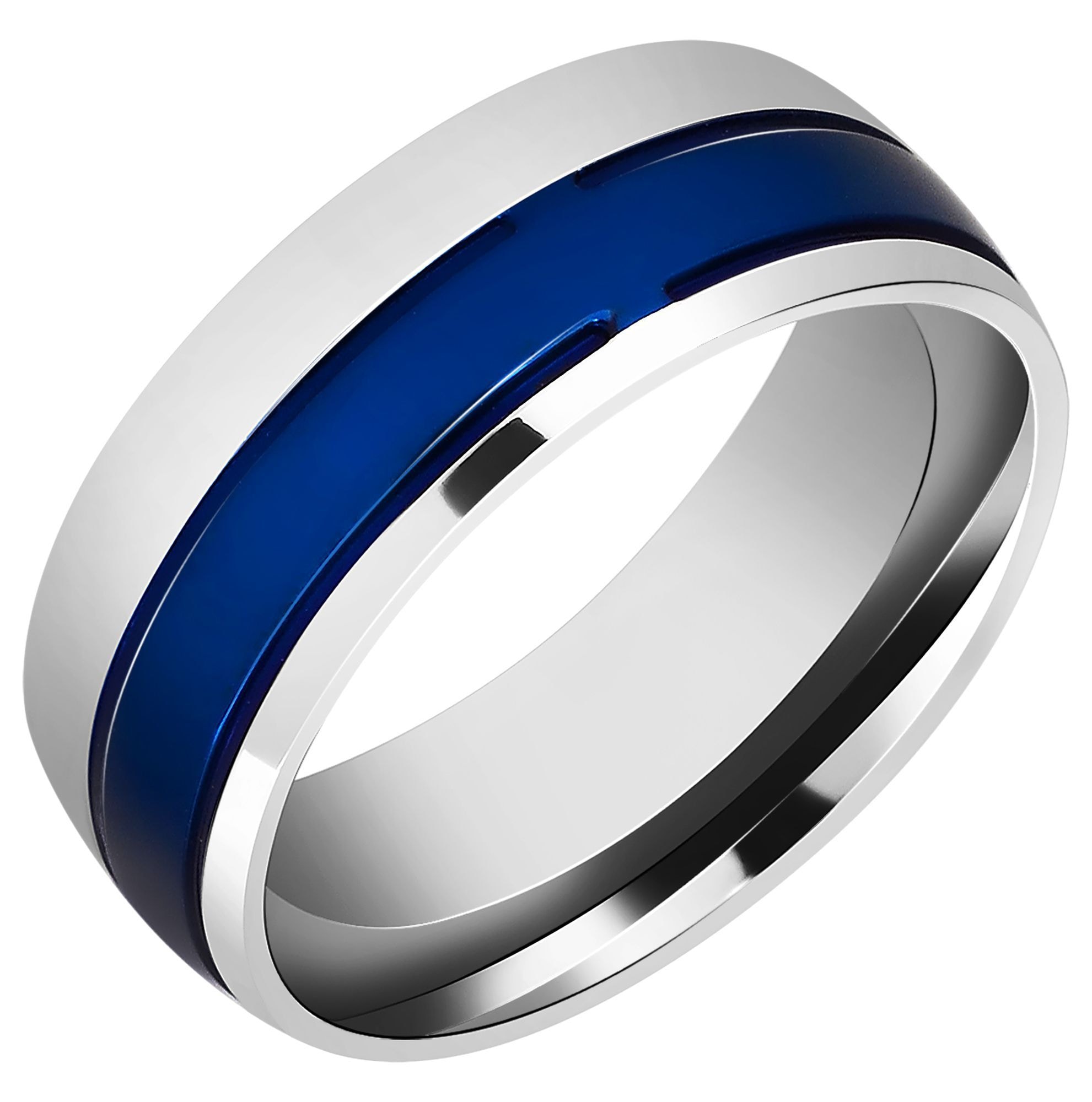 Adelia´s Fingerring »Herren Ring aus Edelstahl«