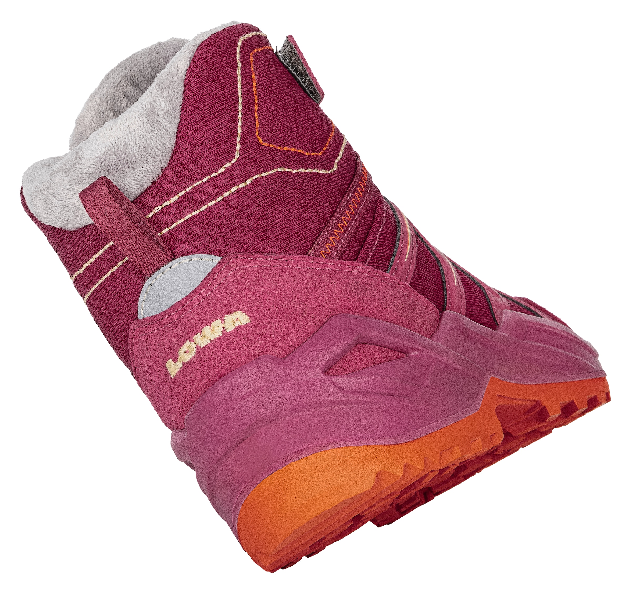 Lowa Winterstiefel »MADDOX WARM GORE-TEX® MID JR«  mit Klettverschluss, profilierte Gummilaufsohle, wasserdicht