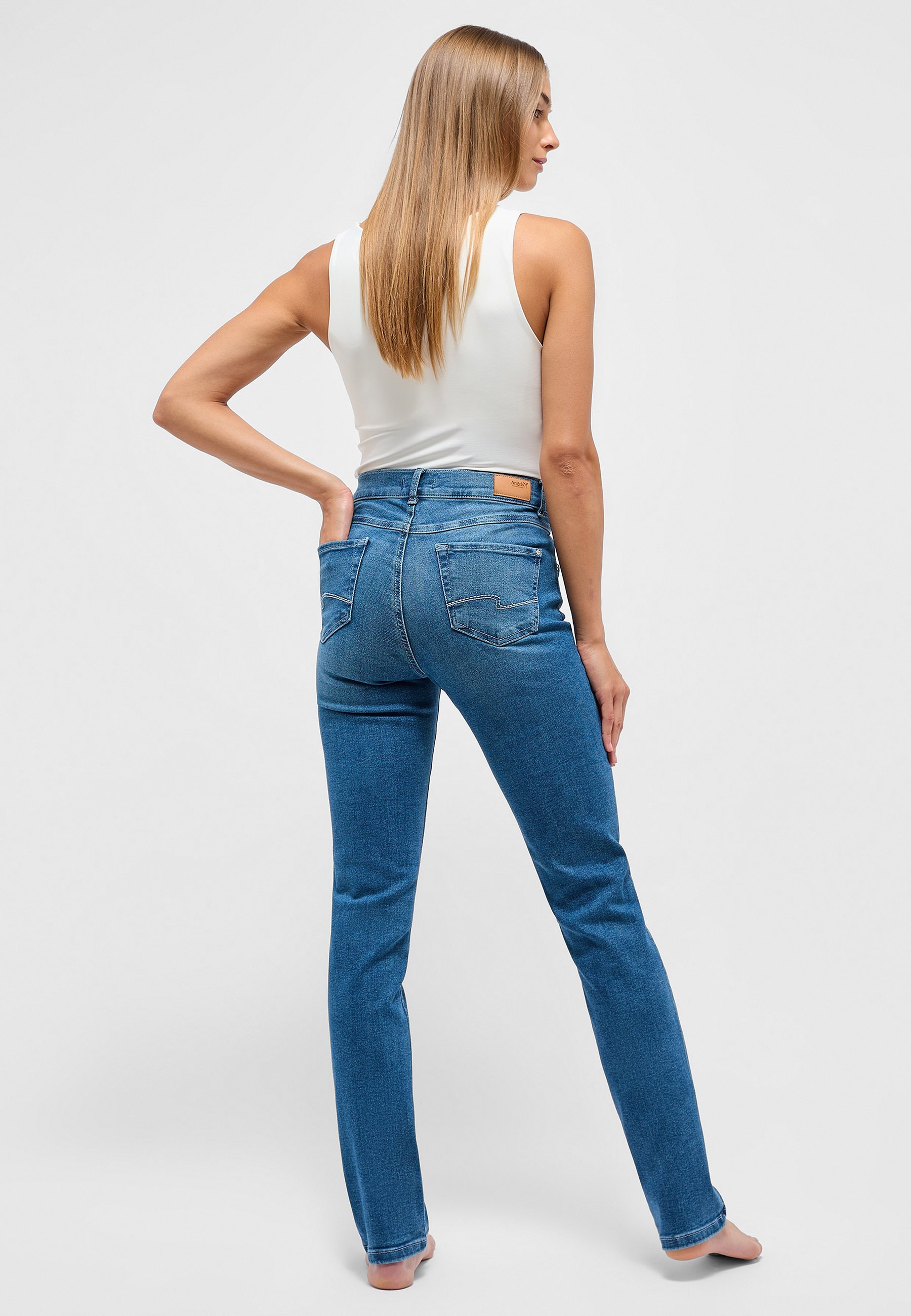 AENGELS Bequeme Jeans »AENGELS Angels Jeans Cici mit Used-Waschung«