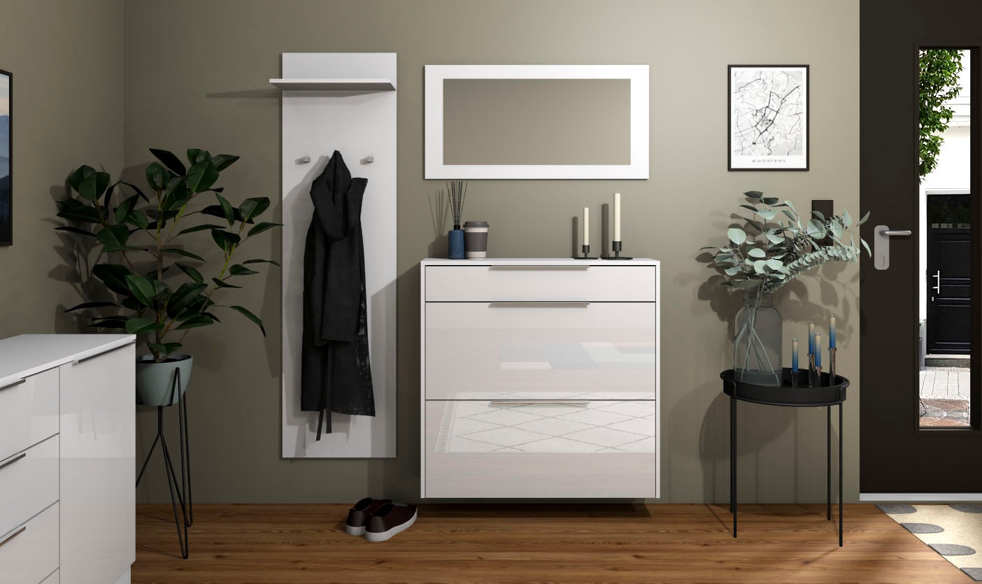 borchardt Möbel Garderoben-Set "Oliva" 3 Stk. tlg. günstig online kaufen