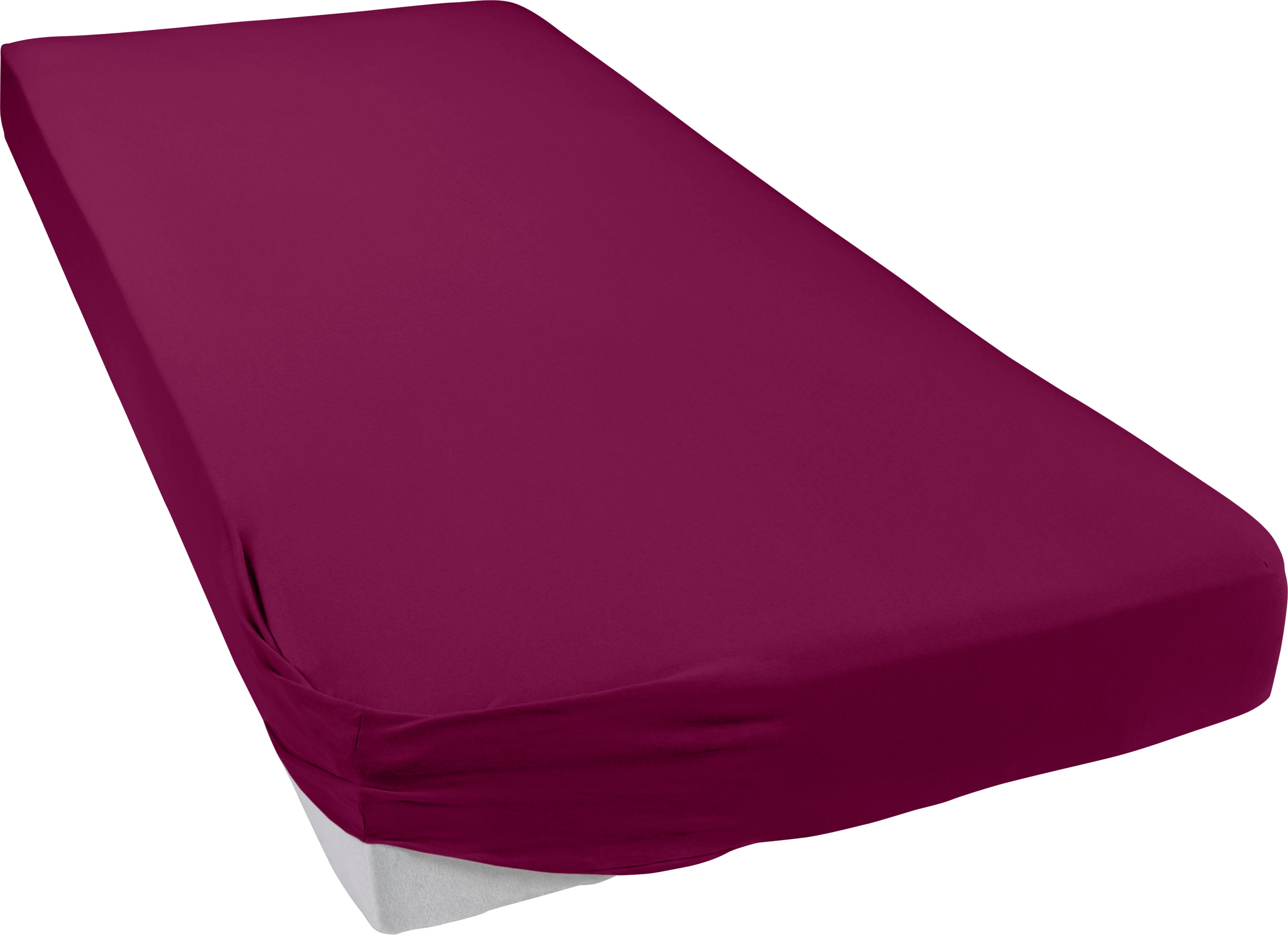 bellana Spannbettlaken "bellana Aqua mit Elasthan, 160 g/m²" Spannbetttuch für Matratzen bis 35cm Höhe, bügelfrei, faltenfrei