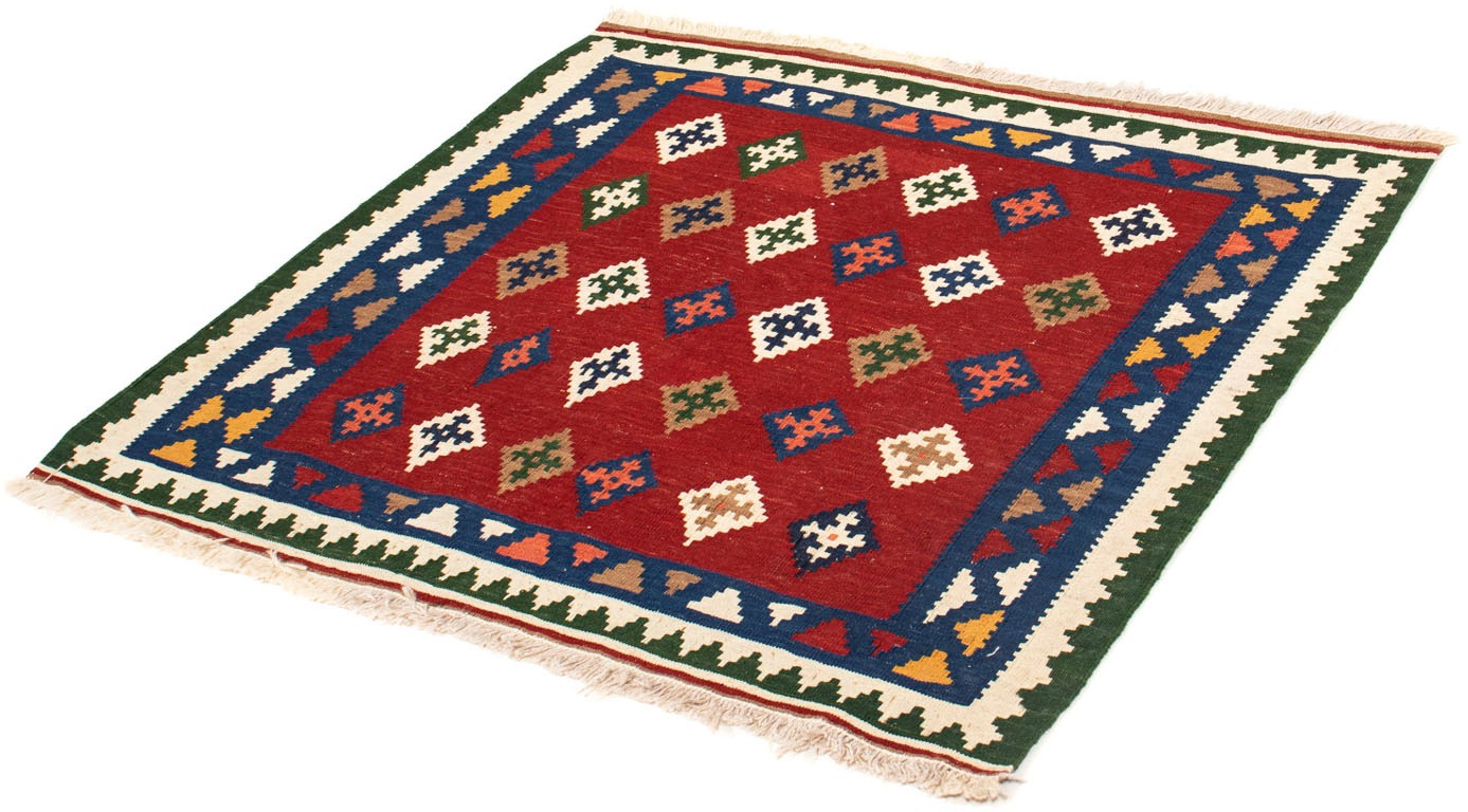 morgenland Wollteppich »Kelim - Oriental quadratisch - 104 x 100 cm - dunkelrot«,... kaufen
