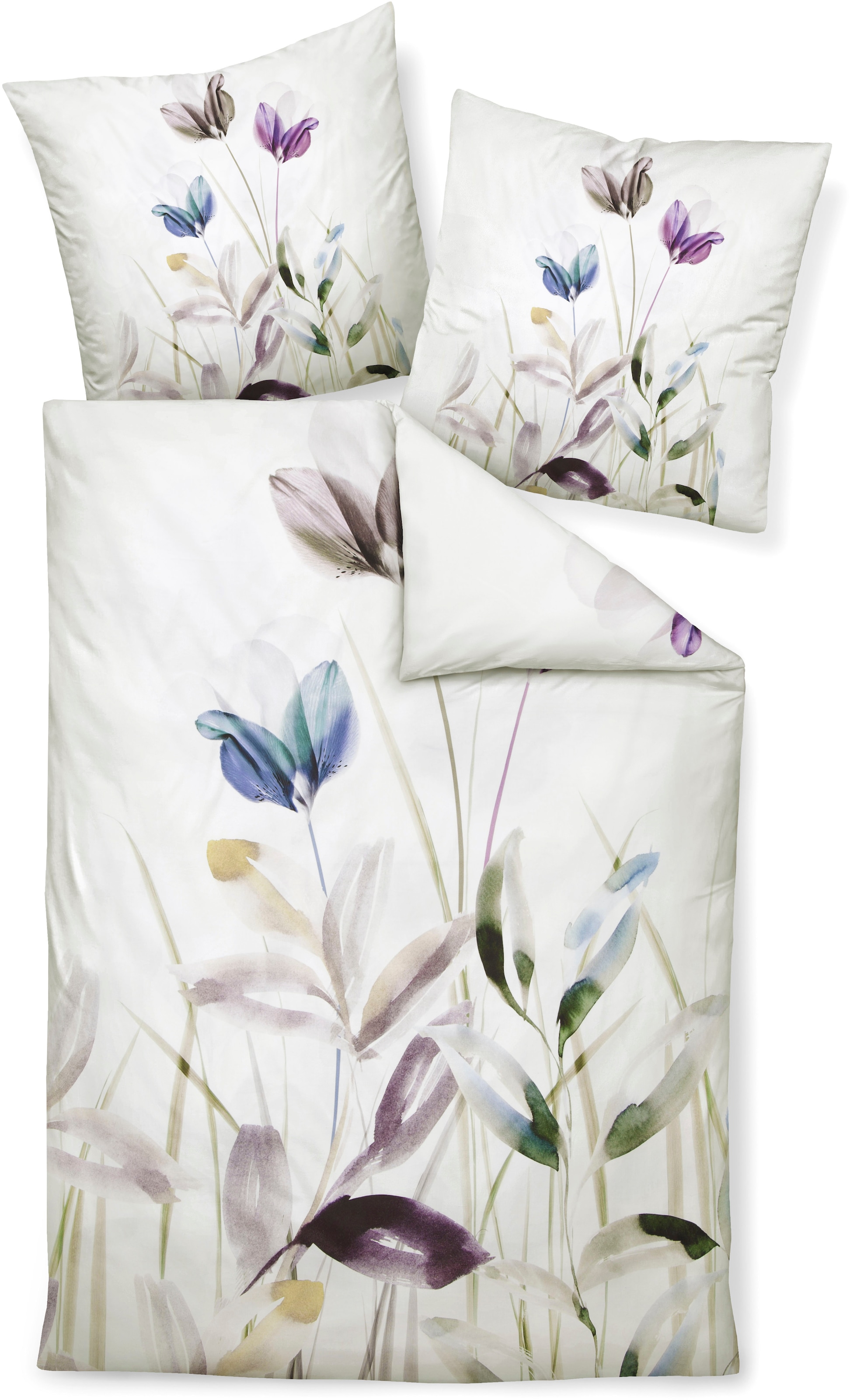 Janine Bettwäsche »Mako-Satin42140 05«, mit Reissverschluss