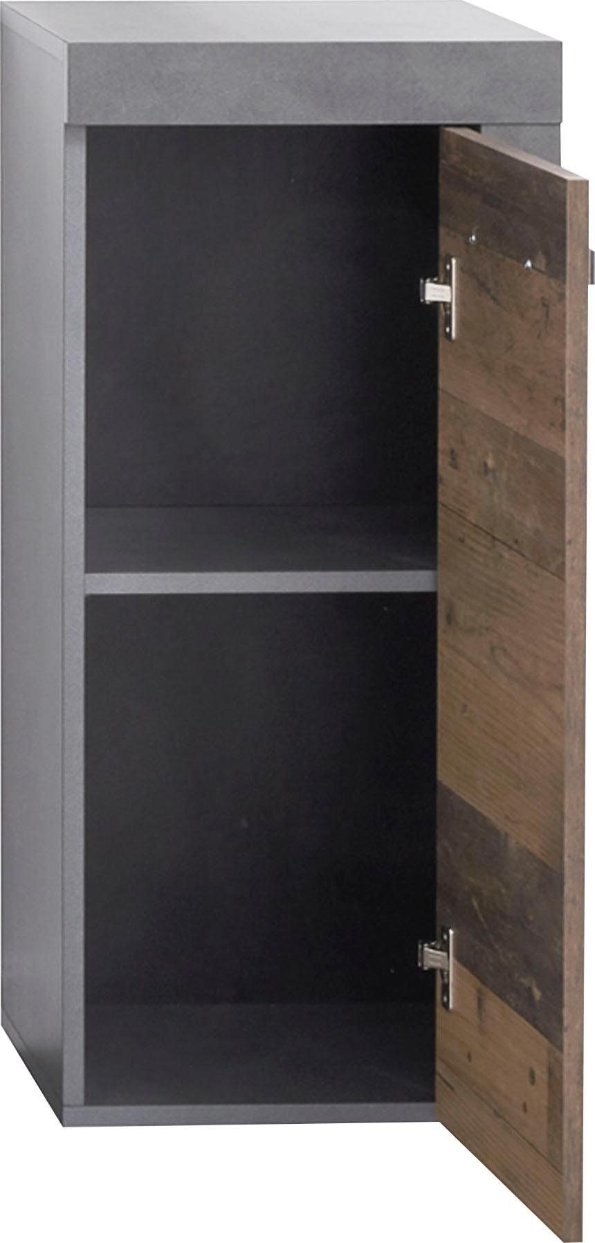 INOSIGN Unterschrank »Ilana«, Badschrank im modernen Industrial Style - Maße (B/T/H) 36/31/81 cm