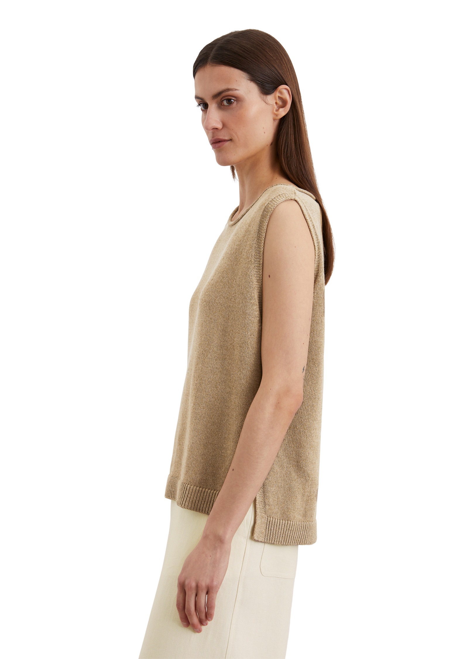 Marc O'Polo Strickpullover »aus Leinen-Mix«