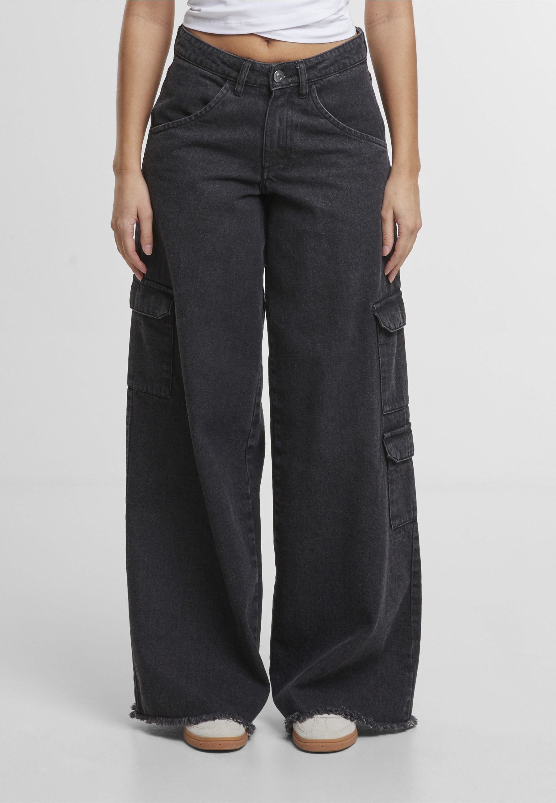 URBAN CLASSICS T-Shirt »Urban Classics Ladies Cropped Wrapped Top« 1 Stk.