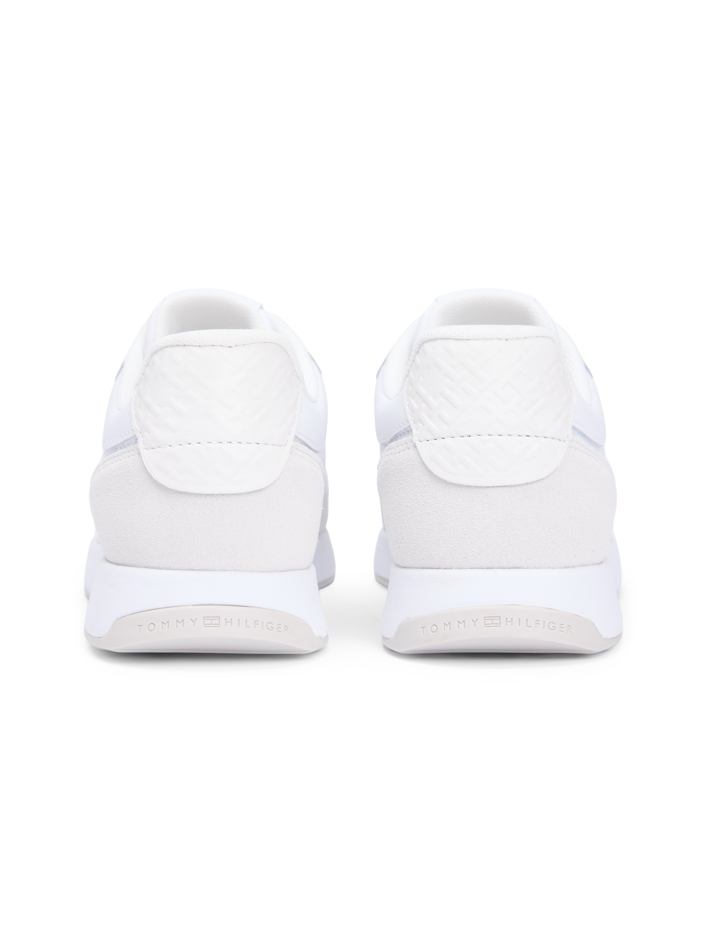 Thumbnail - Tommy Hilfiger Plateausneaker "MONOGRAM MIX MATERIAL RUNNER", Freizeitschuh, Halbschuh, Schnürer mit seitlichem Logoschr...