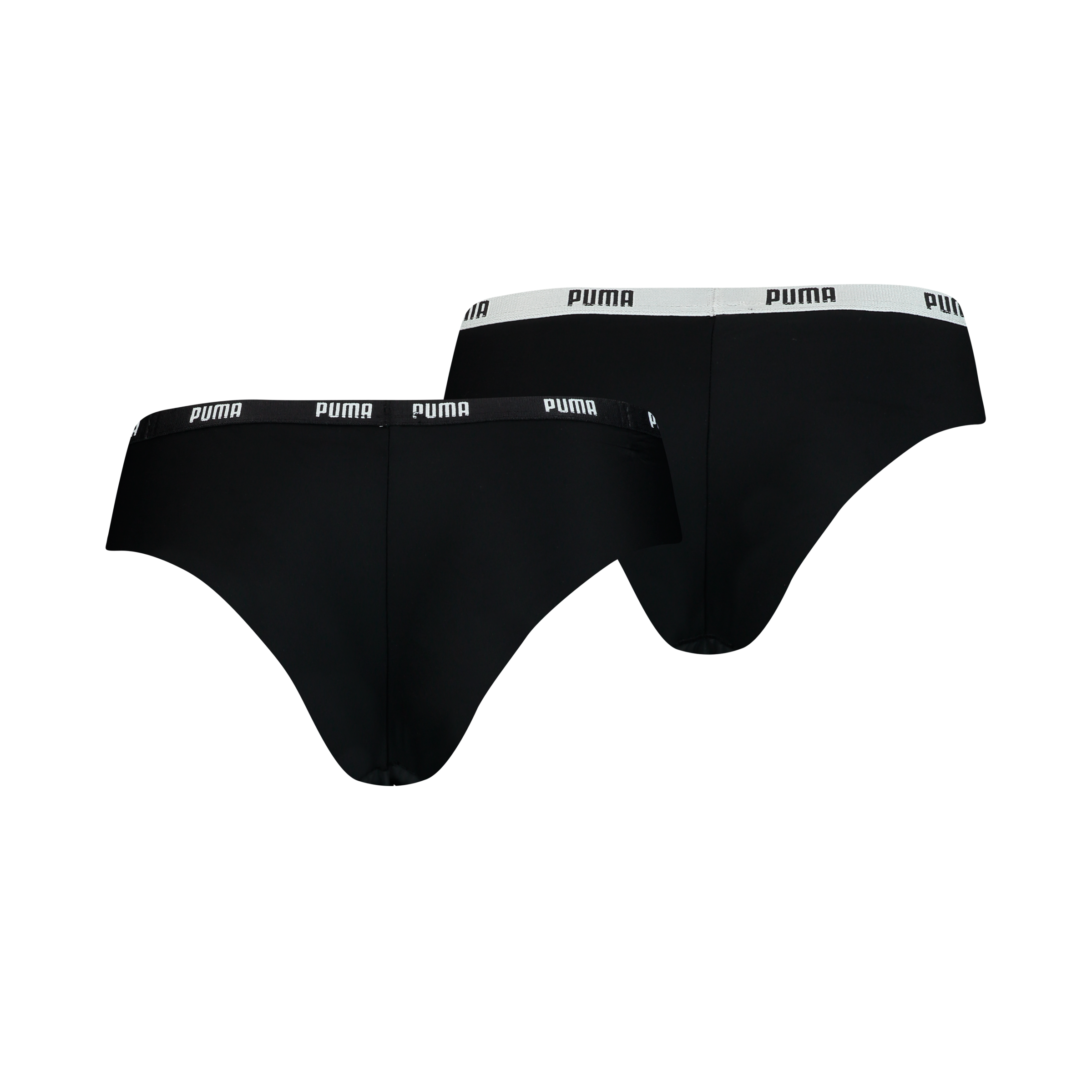 PUMA Brasilslip »PUMA WOMEN MICROFIBER BRAZILIAN 2P HANG«, (2er Pack), Mit Soft-Touch-Bund