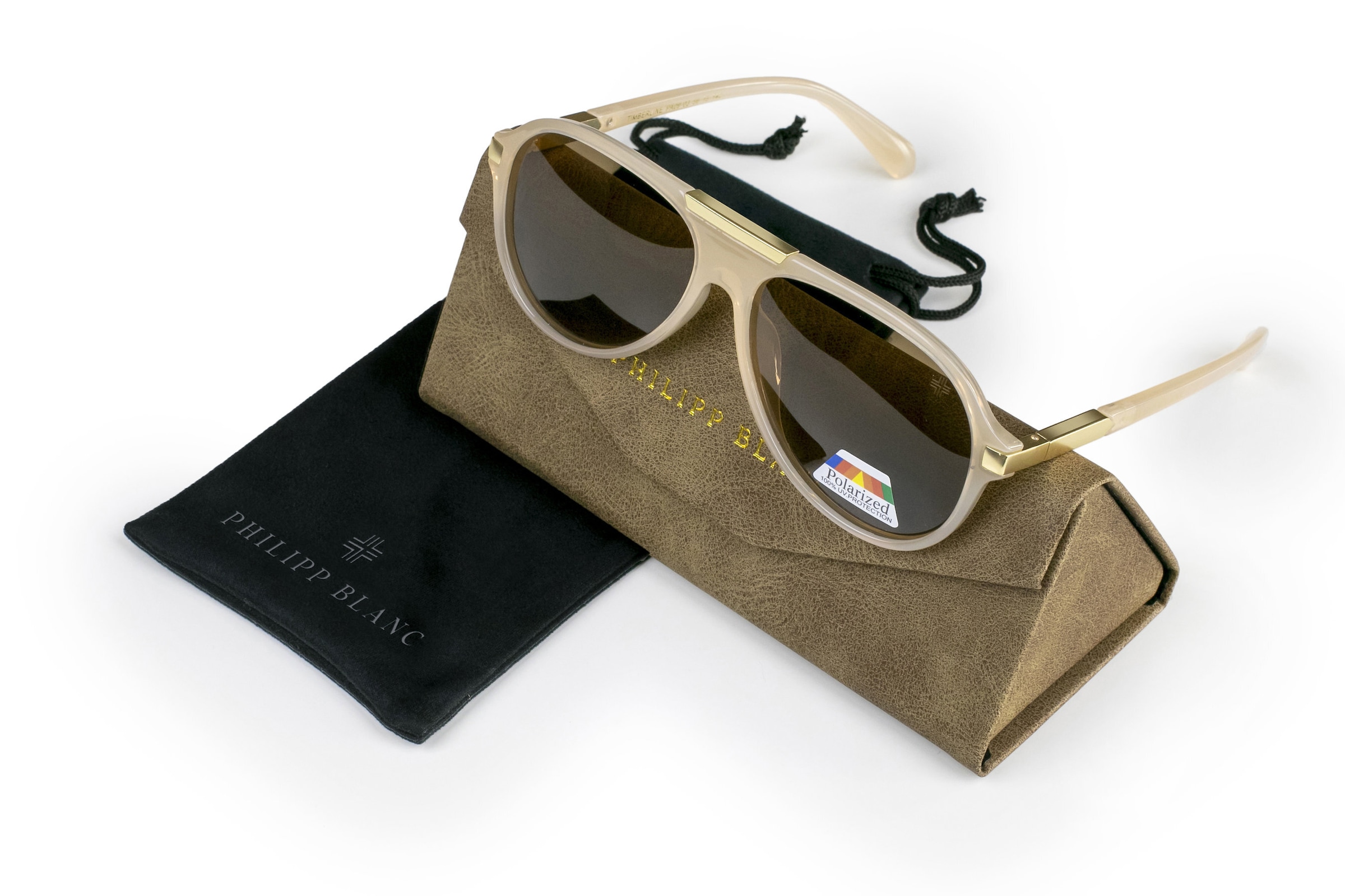 PHILIPP BLANC Sonnenbrille »PA09-03« Glass 0.74MM Polarized Lens UV400，CAT3.0