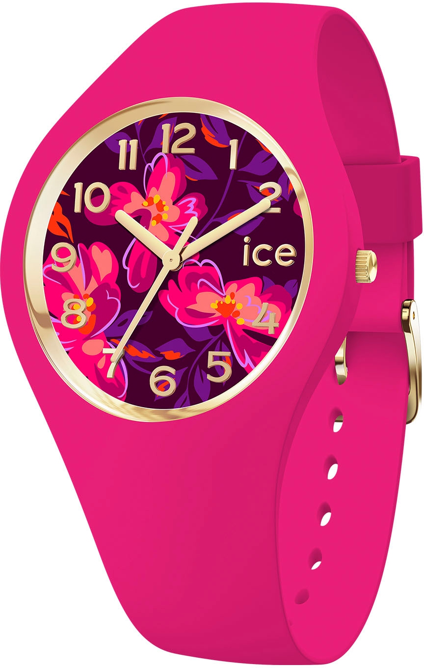 ice-watch Quarzuhr »ICE flower - Fuschia blossom - Small+ - 3H, 021738«