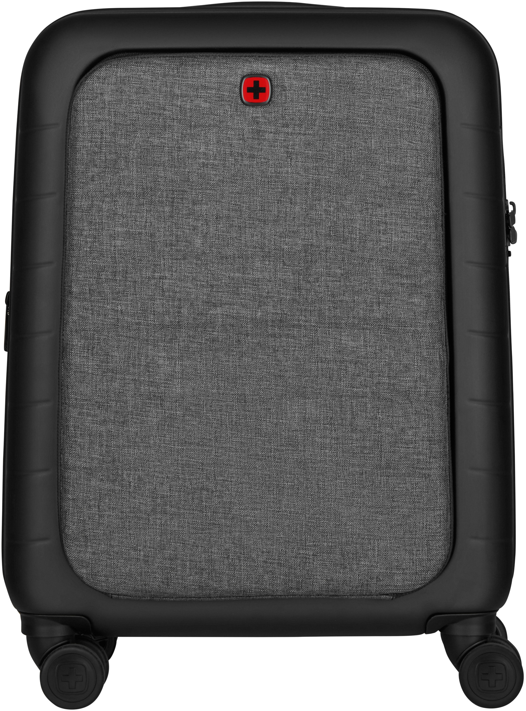 Wenger Business-Trolley »Syntry Laptop und Tablet grau«, Frontfach BAUR Carry-On, 4 mit Volumenerweiterung, USB-Schleuse& | für Rollen