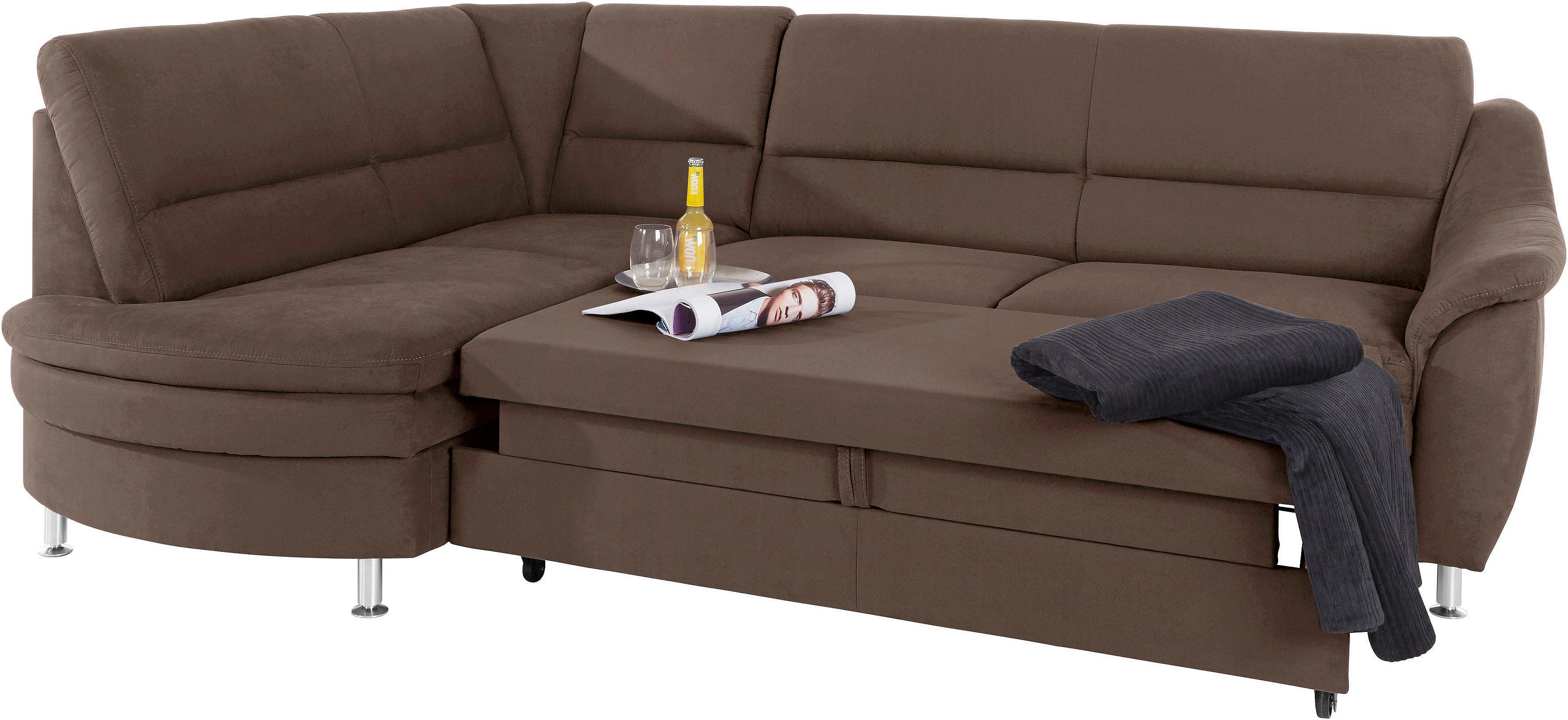 Thumbnail - Places of Style Ecksofa "Cardoso L-Form", Federkern, wahlweise mit Bett, Schubkasten