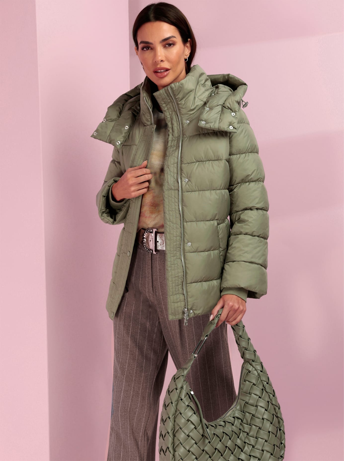 heine Steppjacke mitKapuze günstig online kaufen