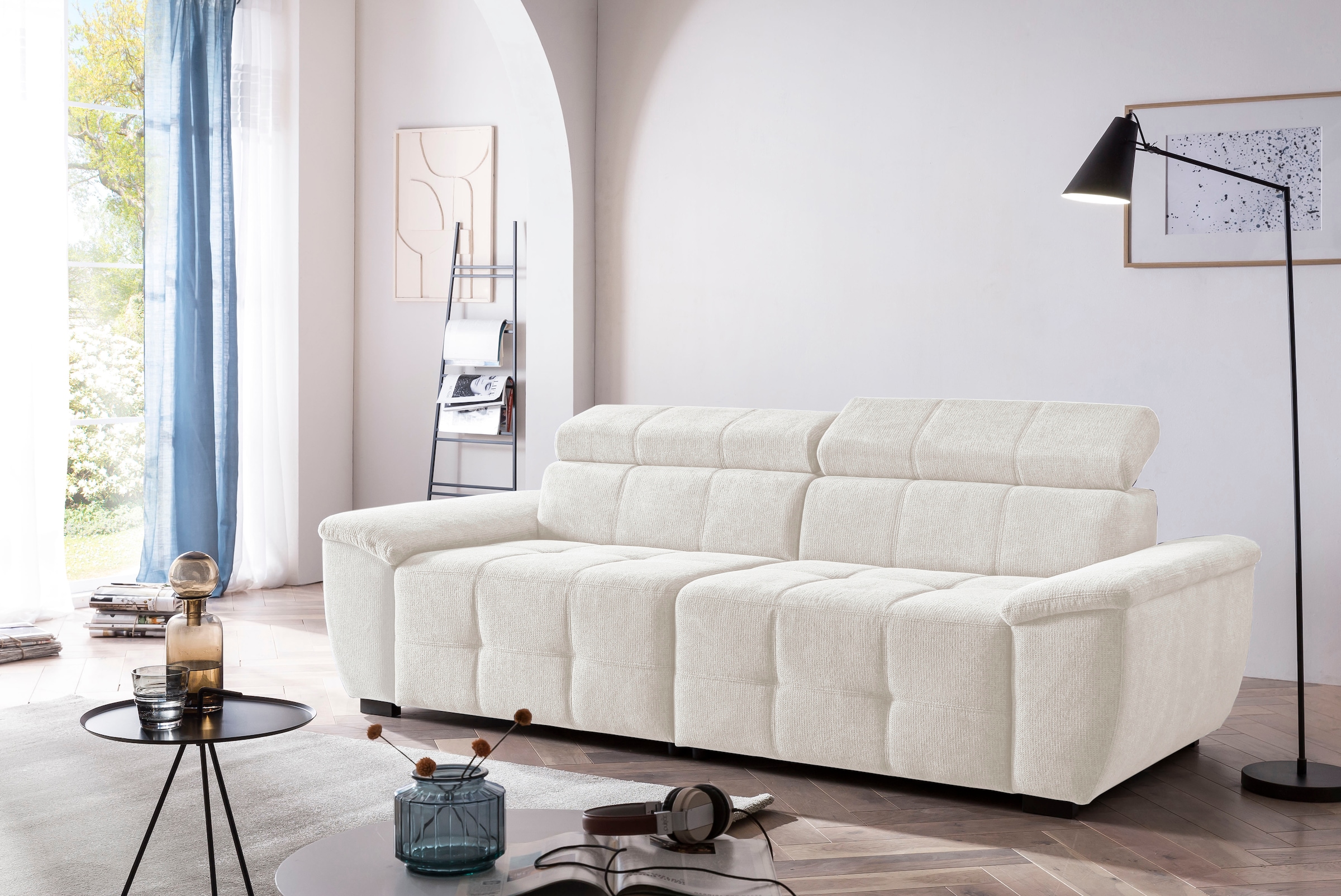 exxpo - sofa fashion Big-Sofa "Exxpo MAVERICK, weicher Bezugstoff, hoher Si günstig online kaufen