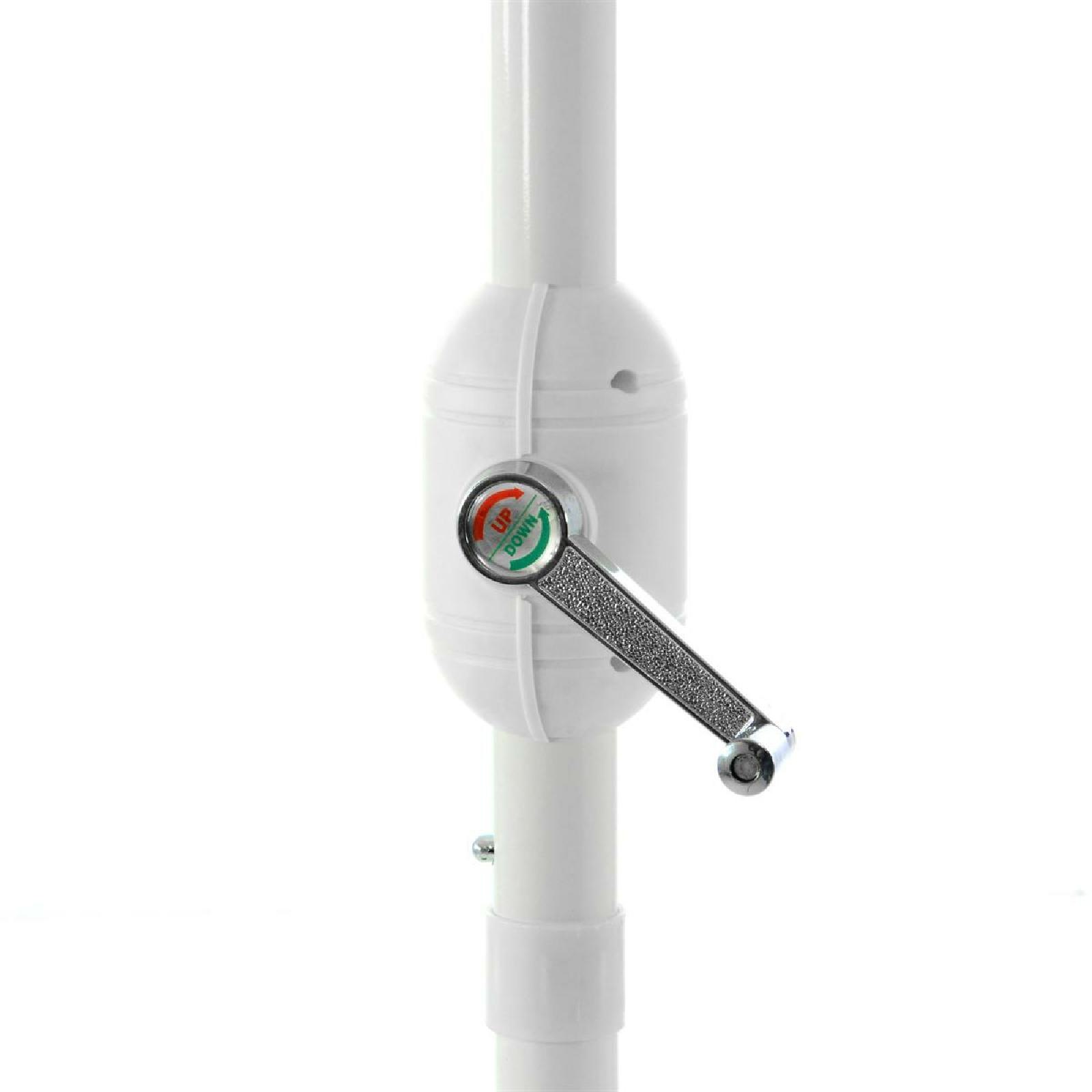 Thumbnail - VCM Sonnenschirm "Sonnenschirm, halbrund weiß"