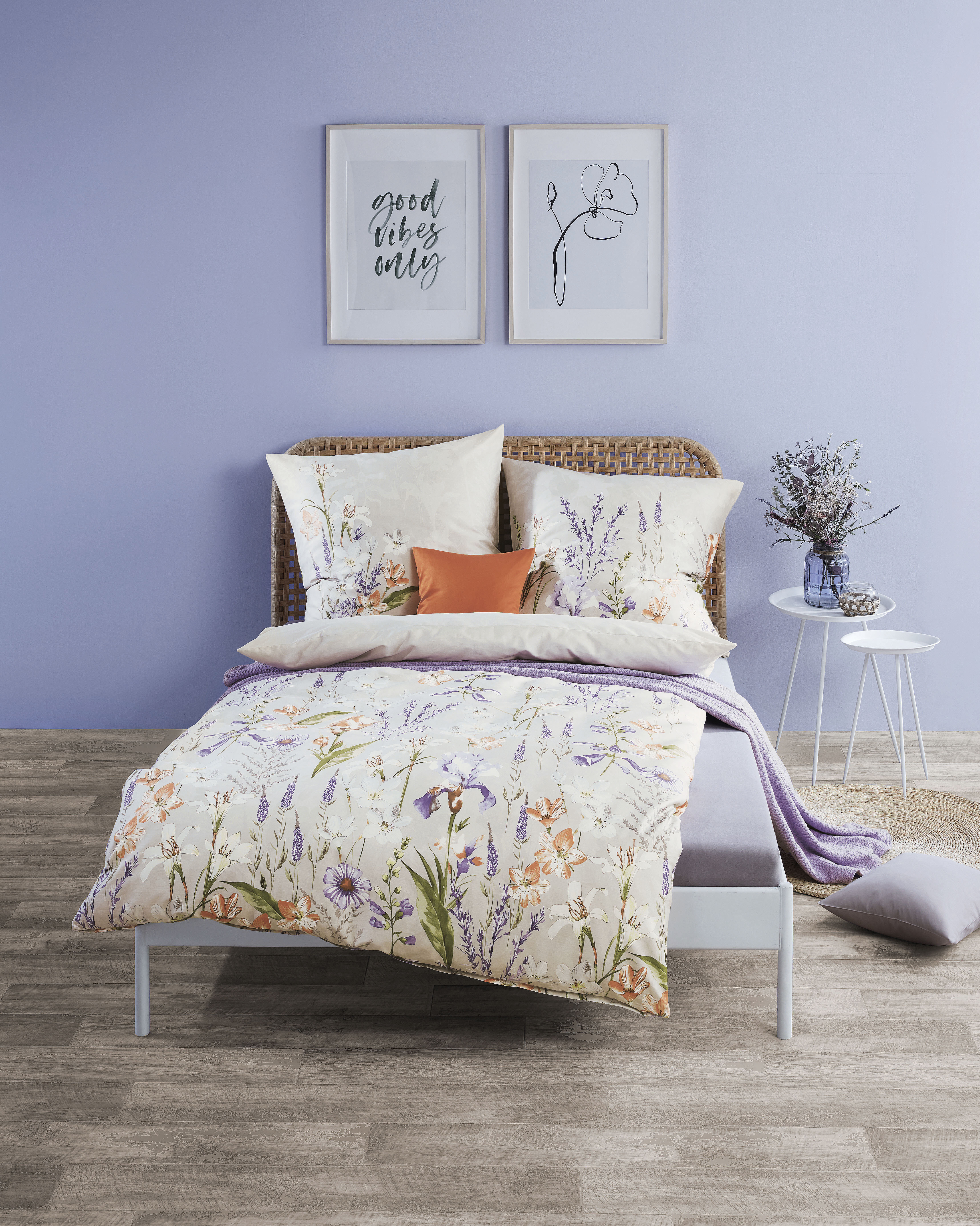 Thumbnail - Kaeppel Bettwäsche "Lily" 2 Stk. tlg. Mit Blumenmuster