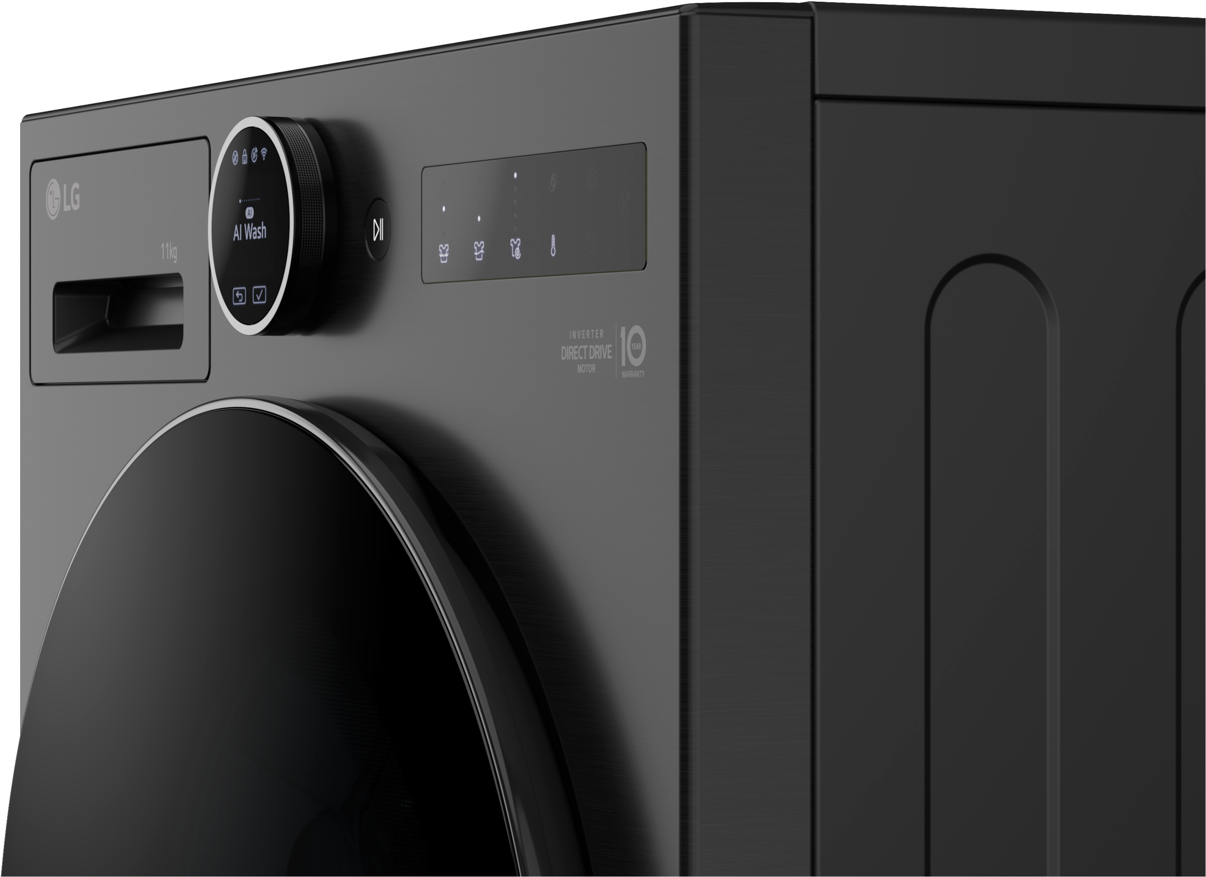 LG Waschmaschine »F4WX801YB«, 11 kg, 1400 U/min, digitales Touchdisplay