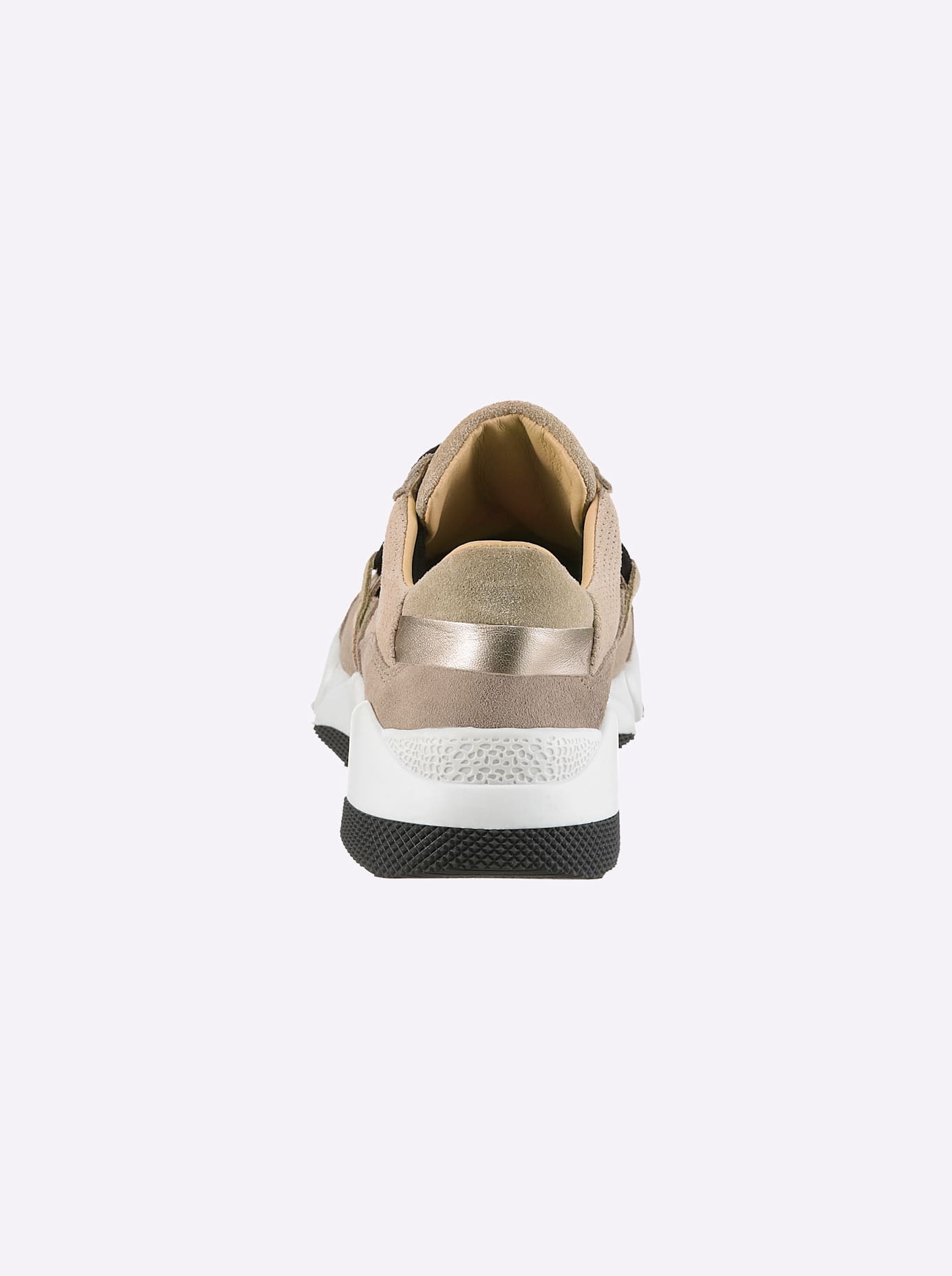 Heine Women's Sneaker Taupe-Schwarz Size 36 2