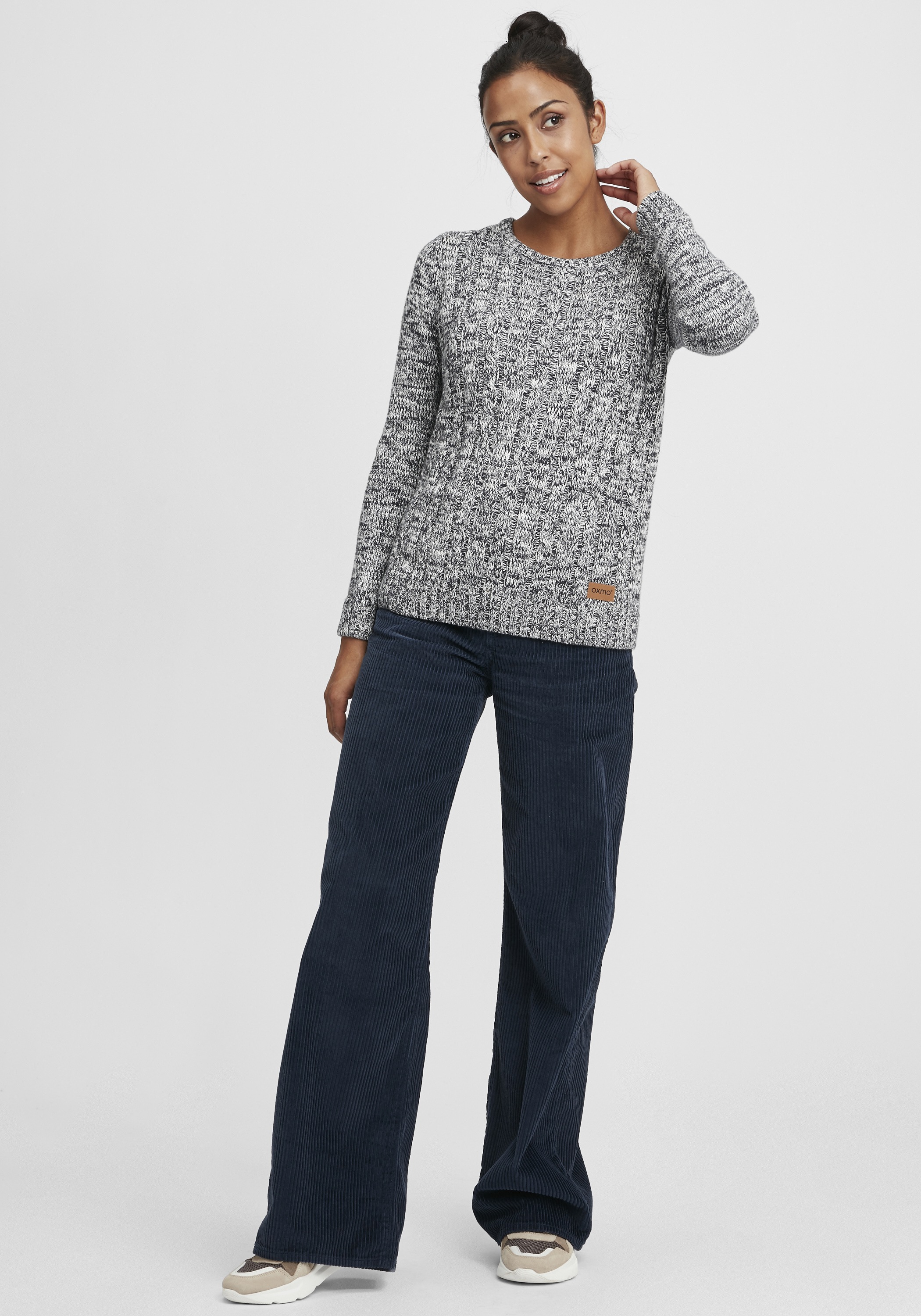 OXMO Strickfleece-Pullover »Strickpullover OXPhia«