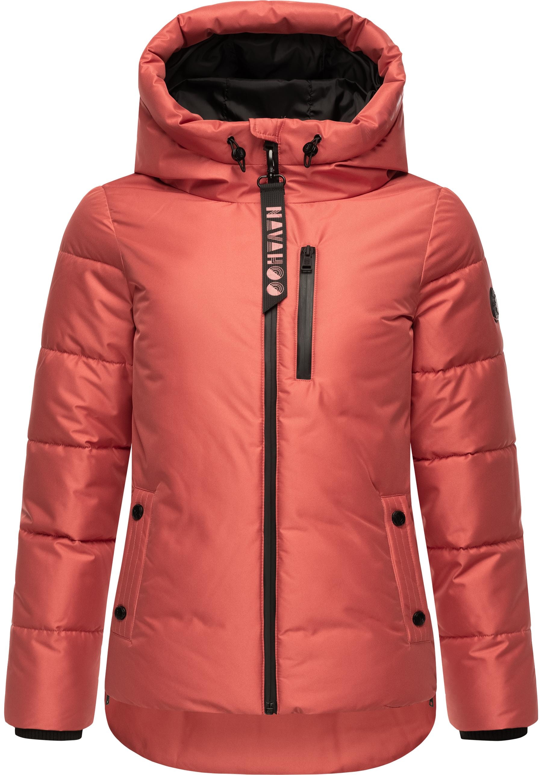 Navahoo Steppjacke »Amayaa«, mit Kapuze, stylische Damen Winterjacke mit coolen  Applikationen kaufen | BAUR