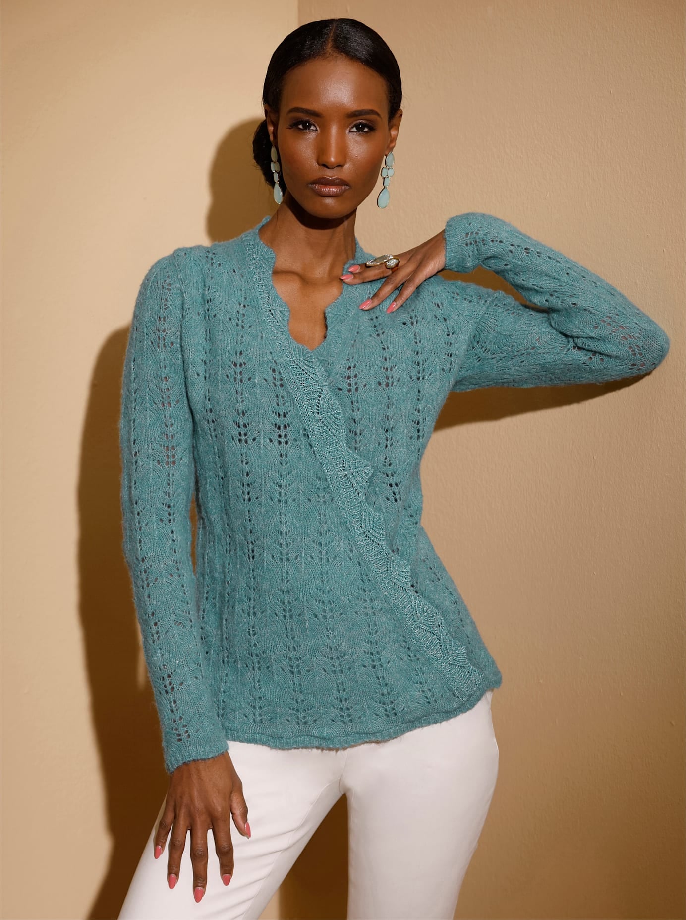 Strickpullover "Wollmix-Pullover"