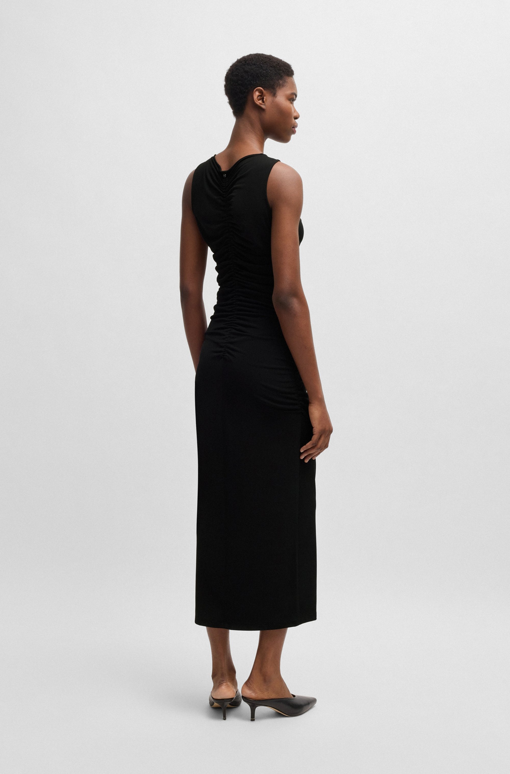 BOSS ORANGE Jerseykleid "Emberla Premium Damenmode", mit Cut-outs günstig online kaufen