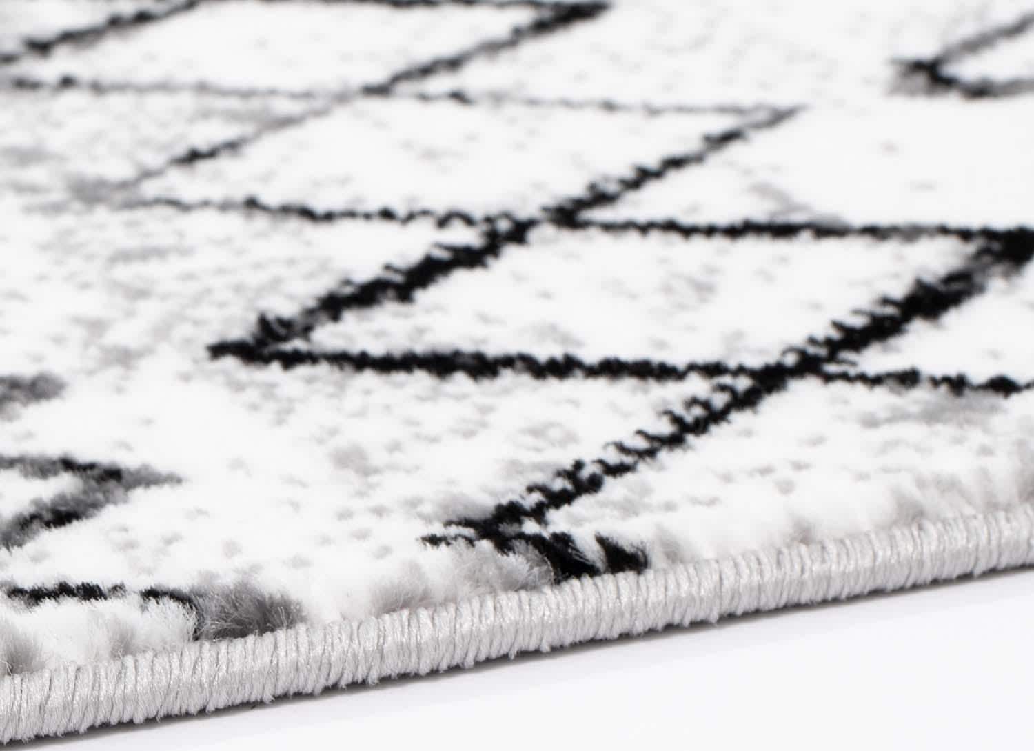 Carpet City »Timeless 7547« rechteckig 6 mm Höhe Kurzflor, Modern, Zickzack-Muster, ideal für Wohnzimmer & Schlafzimmer