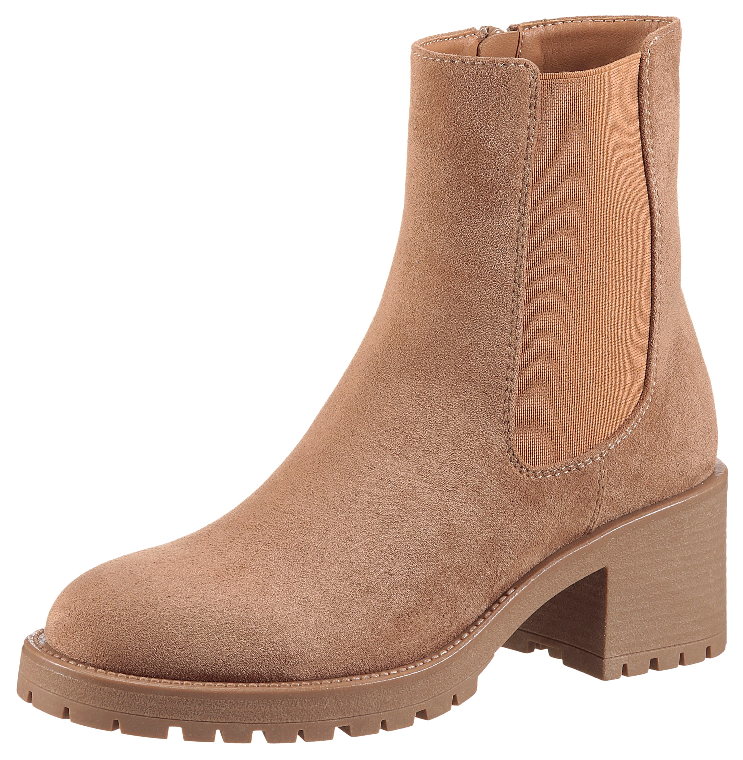 Aniston SHOES Chelseaboots  Stiefelette mit Reißverschluss und Stretcheinsatz - NEUE KOLLEKTION