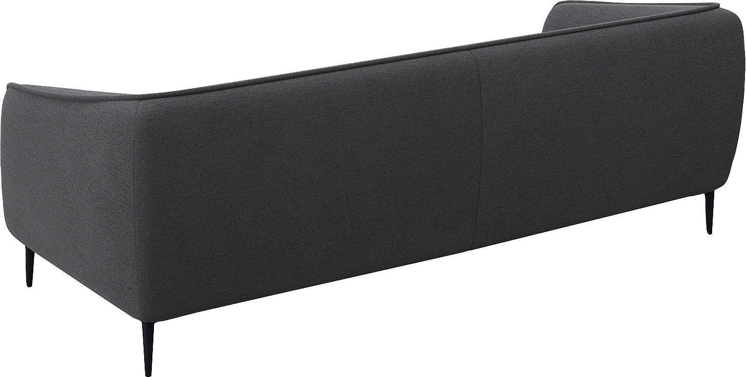 FLEXLUX 3-Sitzer »Belle Designsofa, Couch, bequem durch Kaltschaum im Sitz«, Skandinavisches Design, In hochwertiger Verarbeitung