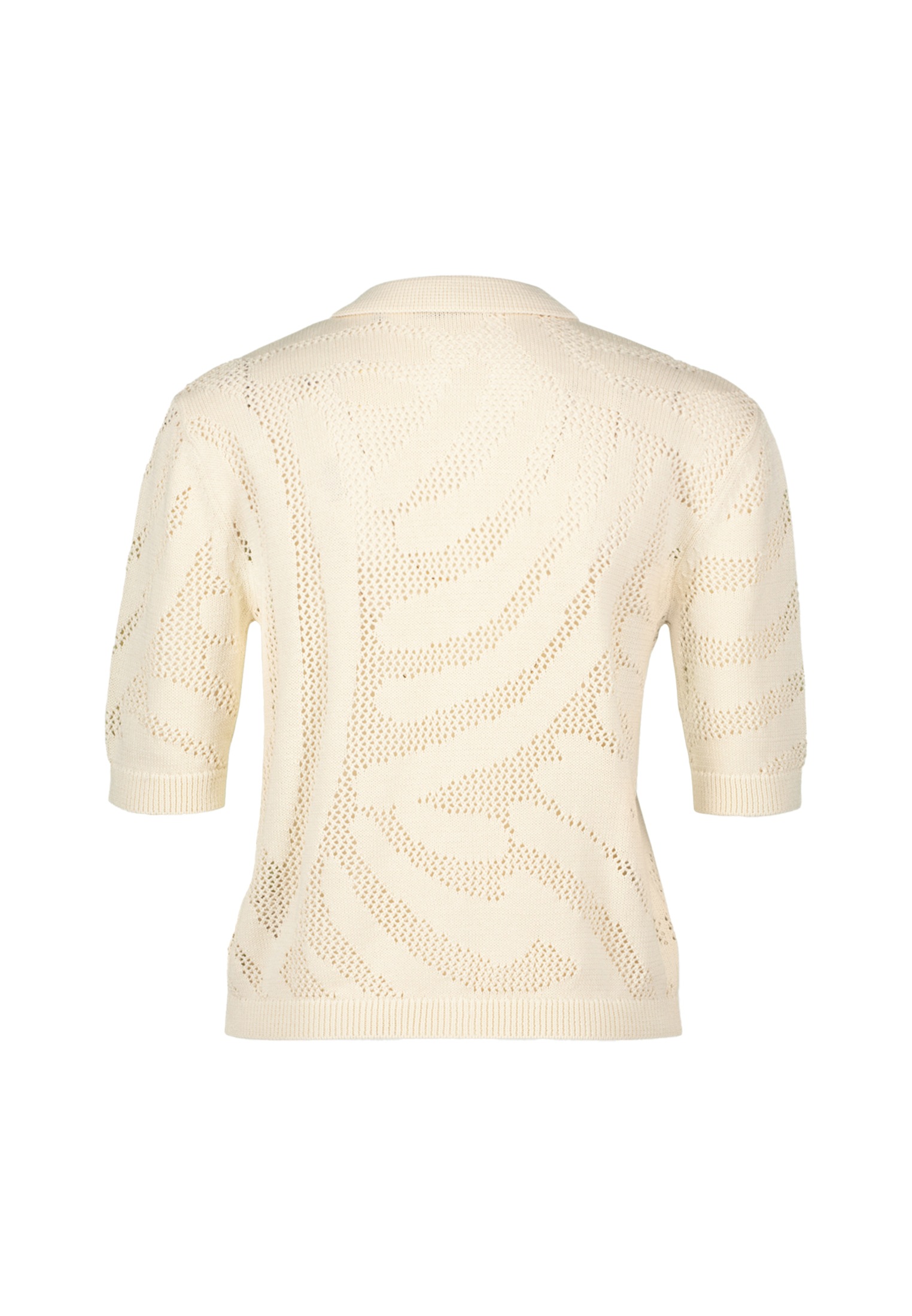 Zero Strickjacke »zero Strickjacke gehäckelt Knopfleiste«, Lochmuster