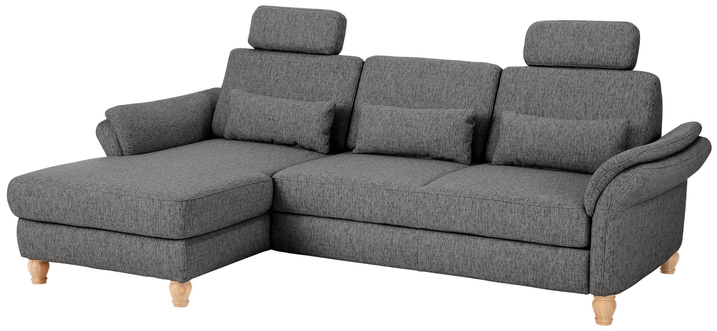 Home affaire Ecksofa »Palace L-Form«, incl. Sitztiefenverstellung, wahlweise mit Bettfunktion und Stauraum