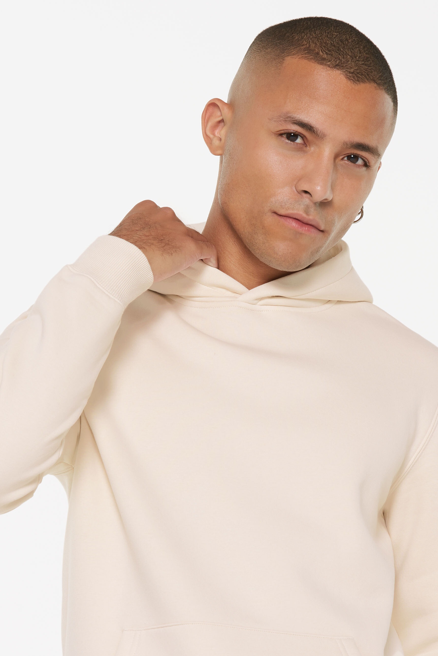 Harlem Soul MON-TEL Hoodie Ecru M 3