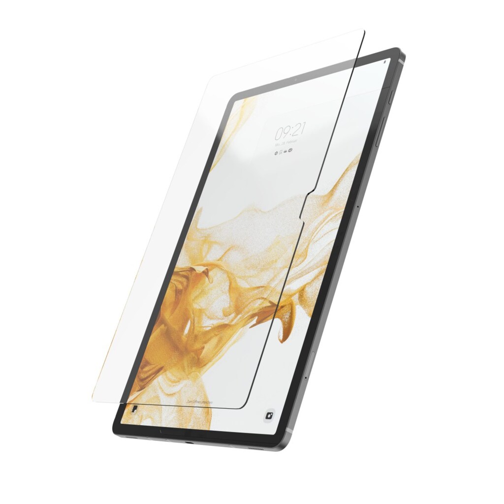 Hama Displayschutzglas »Displayschutzglas für Samsung Galaxy Tab S7+/S7 FE/S8+/S9+ 12.4"«, für Kompatibel mit Samsung Galaxy Tab S7+, Samsung Galaxy Tab S7 FE, Samsung Galaxy Tab S8+, Samsung Galaxy Tab S9+ (12,4 Zoll)