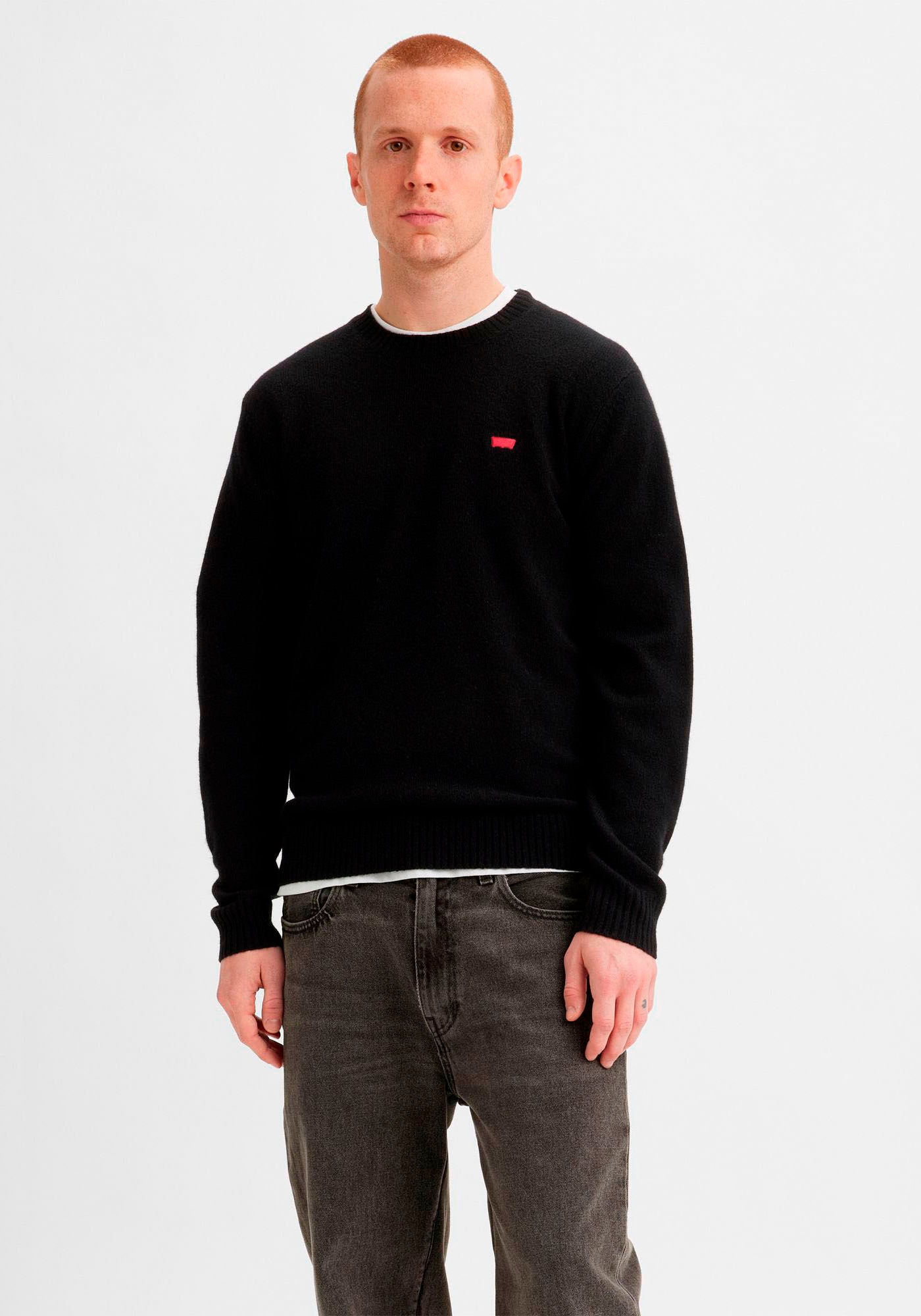 Levis Wollpullover "ORIGINAL HM SWEATER", in klassischer Rundhalsform günstig online kaufen