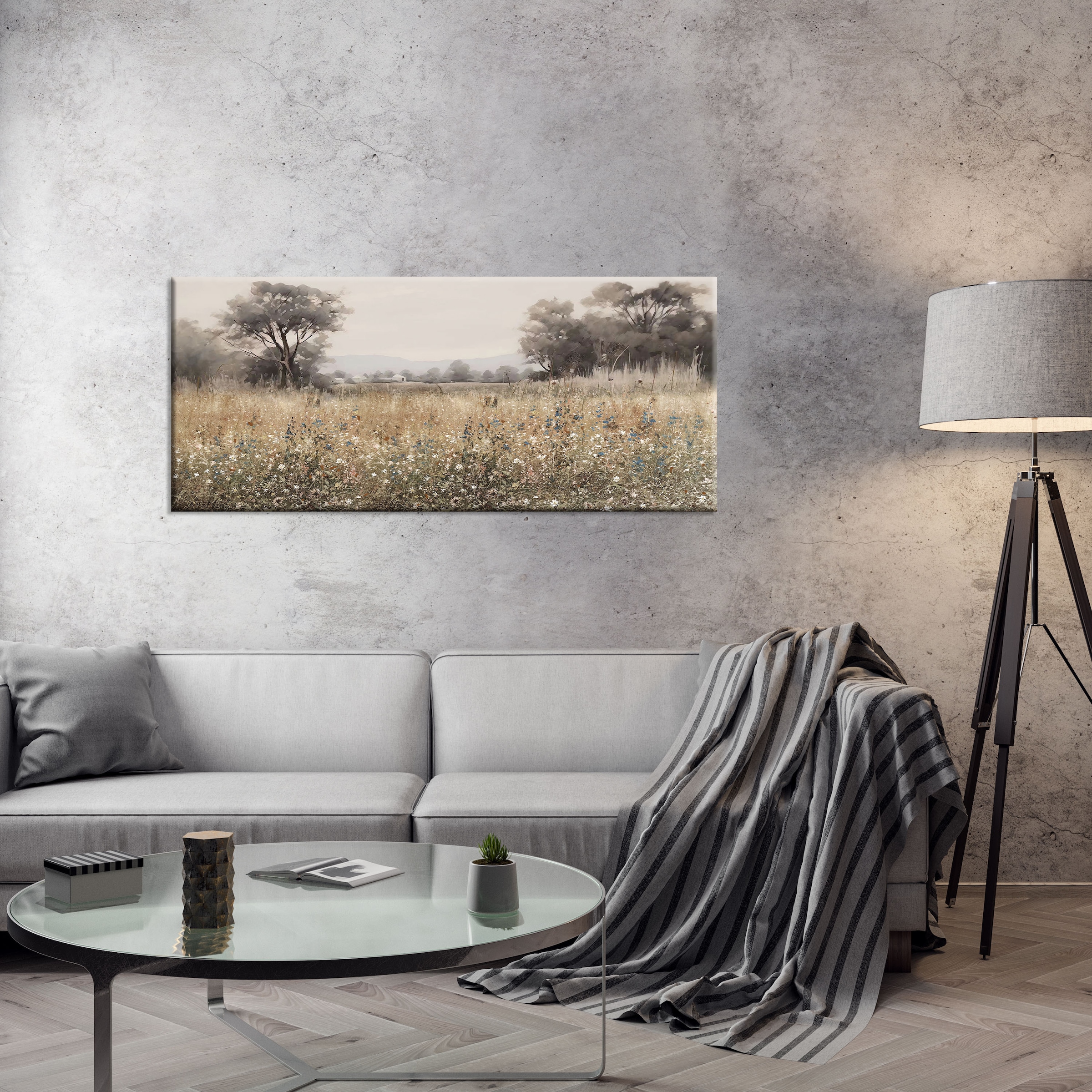 Bönninghoff Ölgemälde Blumenbilder  Blumenwiese  Felder  Landschaft  Natur günstig online kaufen