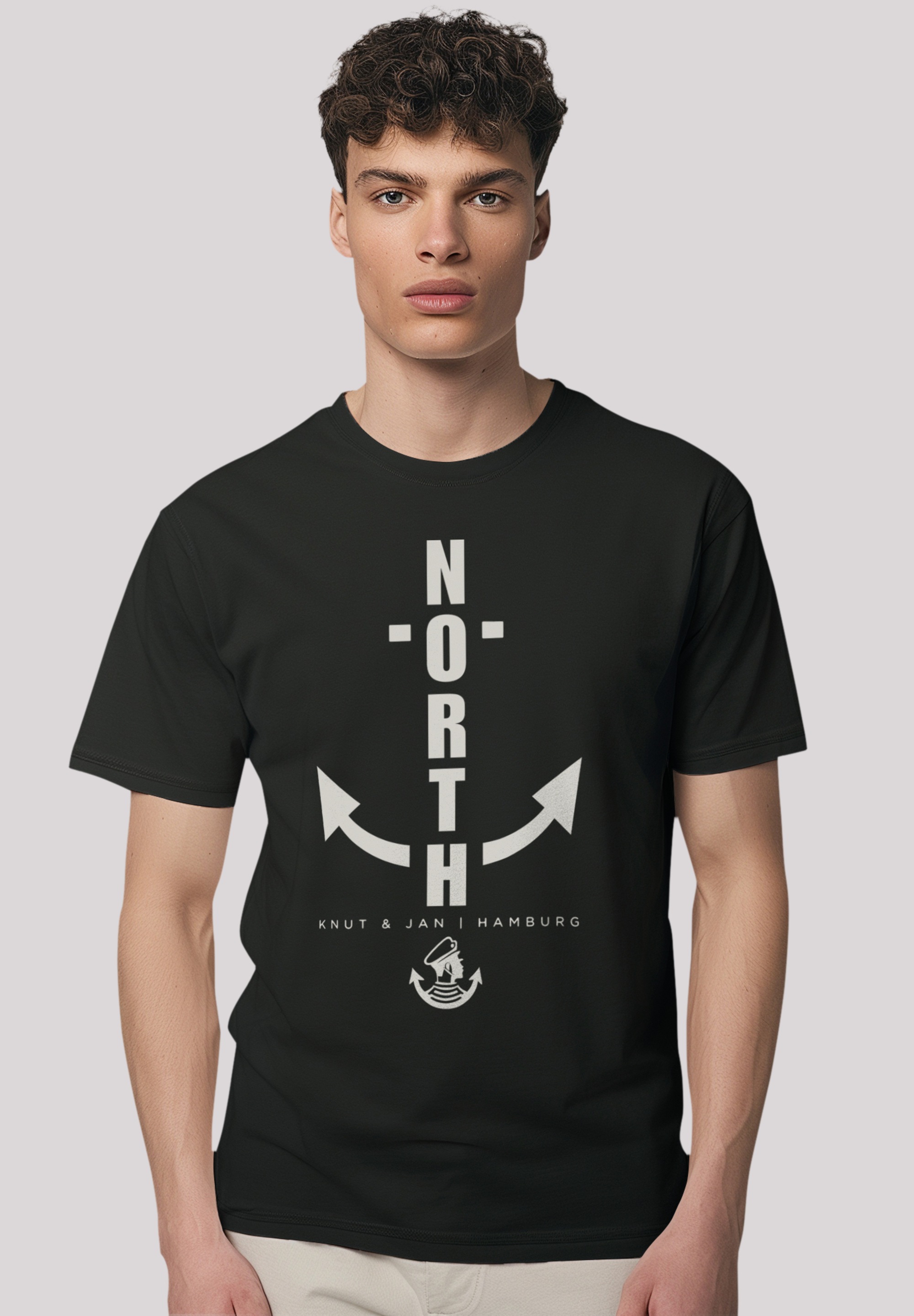 F4NT4STIC T-Shirt "North Anker Knut & Jan Hamburg", Premium Qualität günstig online kaufen