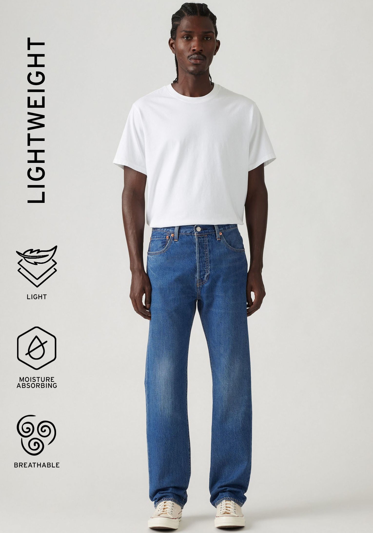 Thumbnail - Levis Straight-Jeans "501 LEVIS ORIGINAL" 32