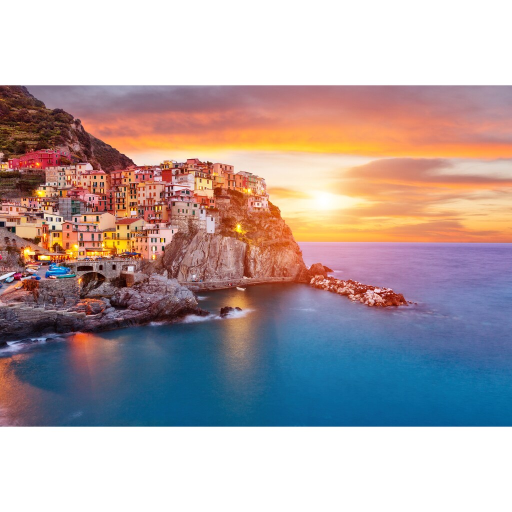 Papermoon Fototapete »Manarola, Cinque Terre Coast«