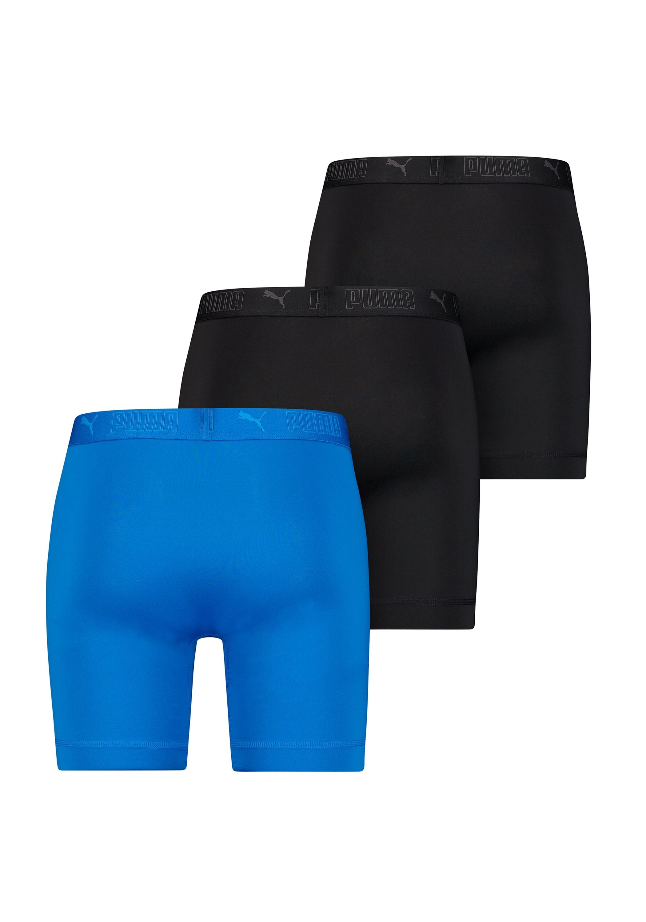 PUMA Boxershorts »Boxershort Sport Micorfiber Long Boxer 3P 4er Pack«