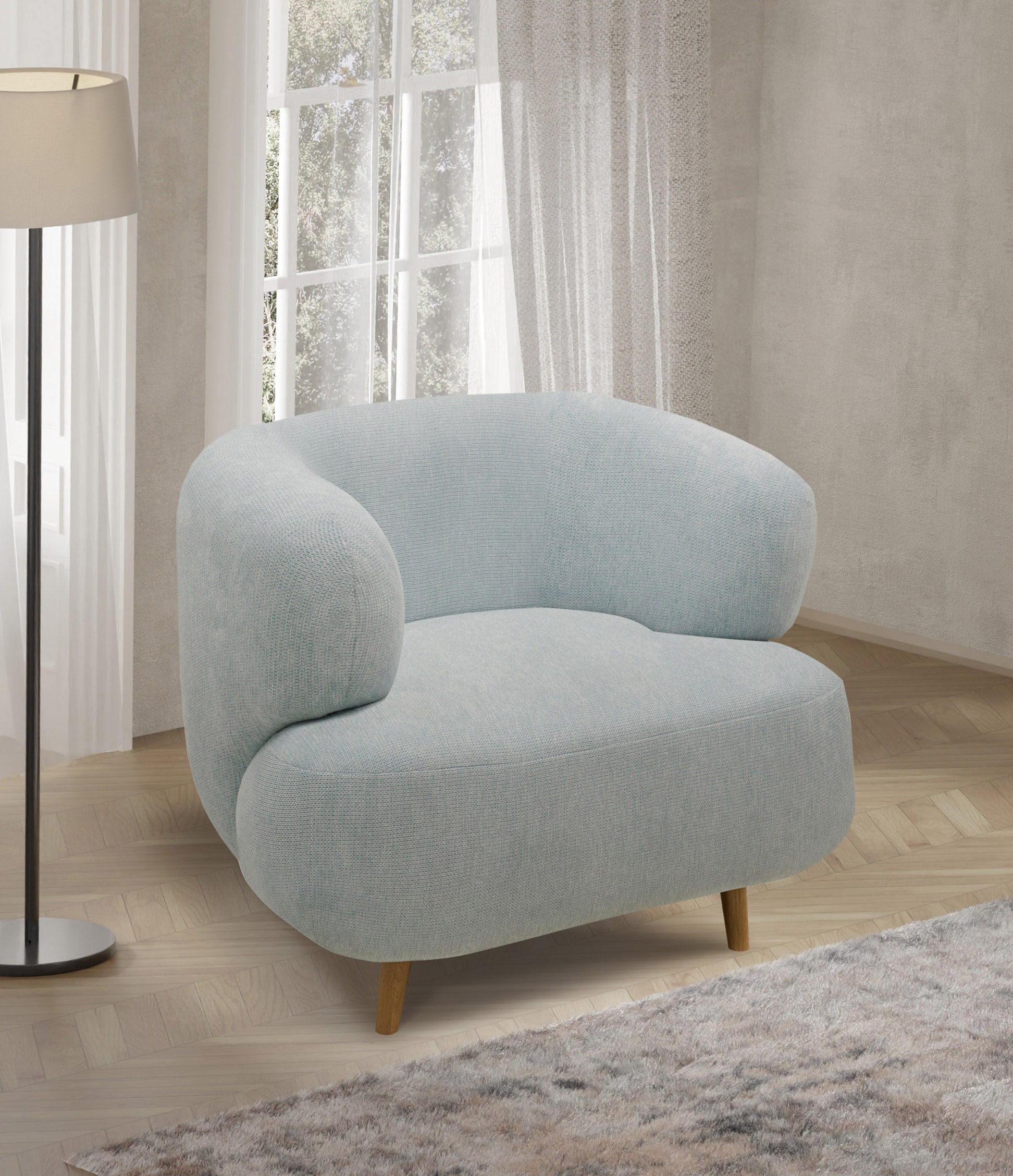 Home affaire Sessel "Tistam" Formschöner Polstersessel, perfektes Einzelstü günstig online kaufen