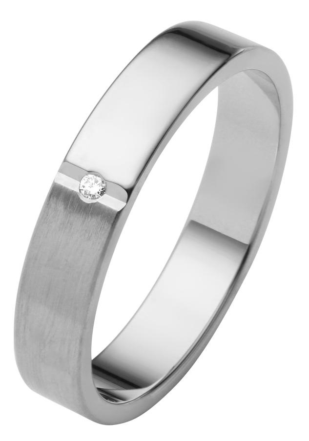 Firetti Trauring »Schmuck Geschenk Gold 750 Hochzeit Ehering "LIEBE"«, Made in Germany, wahlweise mit oder ohne Brillant