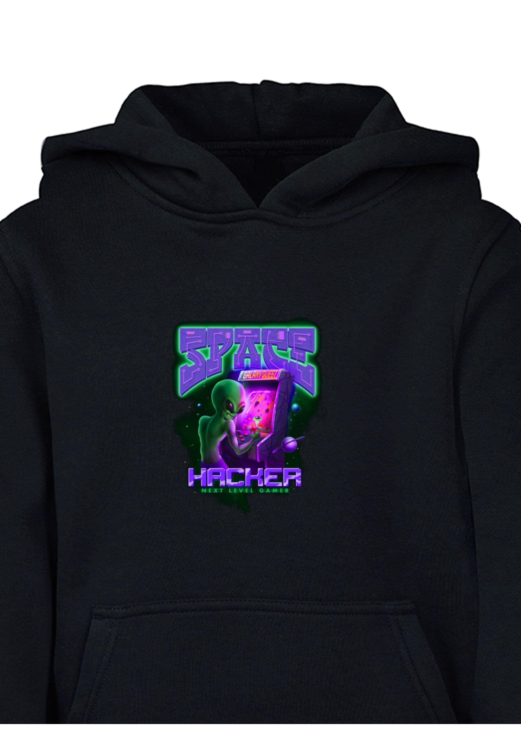 MisterTee Kapuzensweatshirt »MisterTee Herren Kids Space Hacker Hoody«, (1 tlg.)