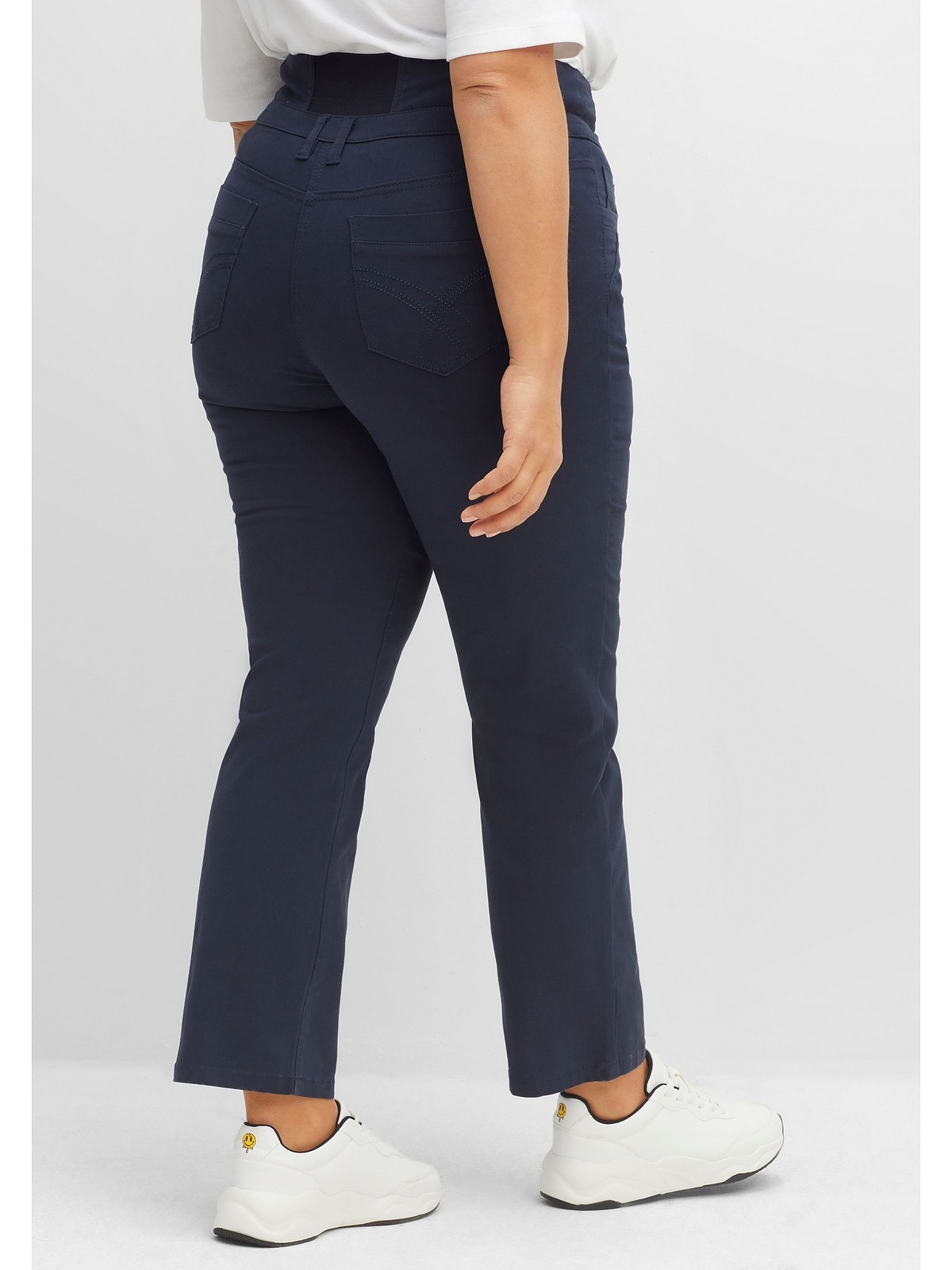 Sheego Stretch-Hose »Große Größen«, mit formendem High-Waist-Bund