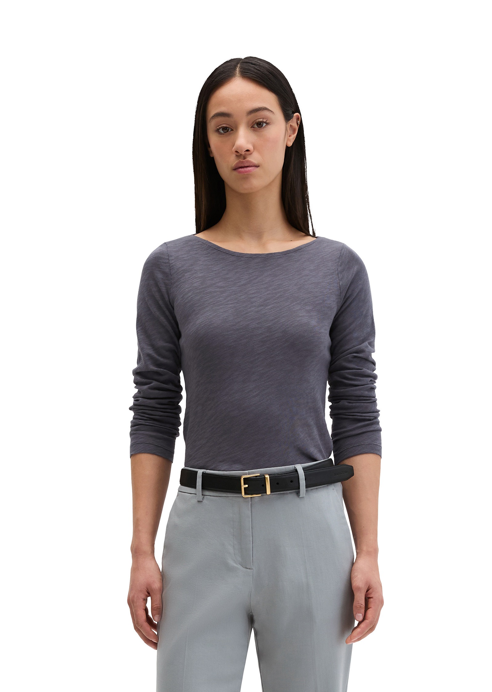 Marc OPolo Langarmshirt "aus Organic Cotton-Qualität" günstig online kaufen