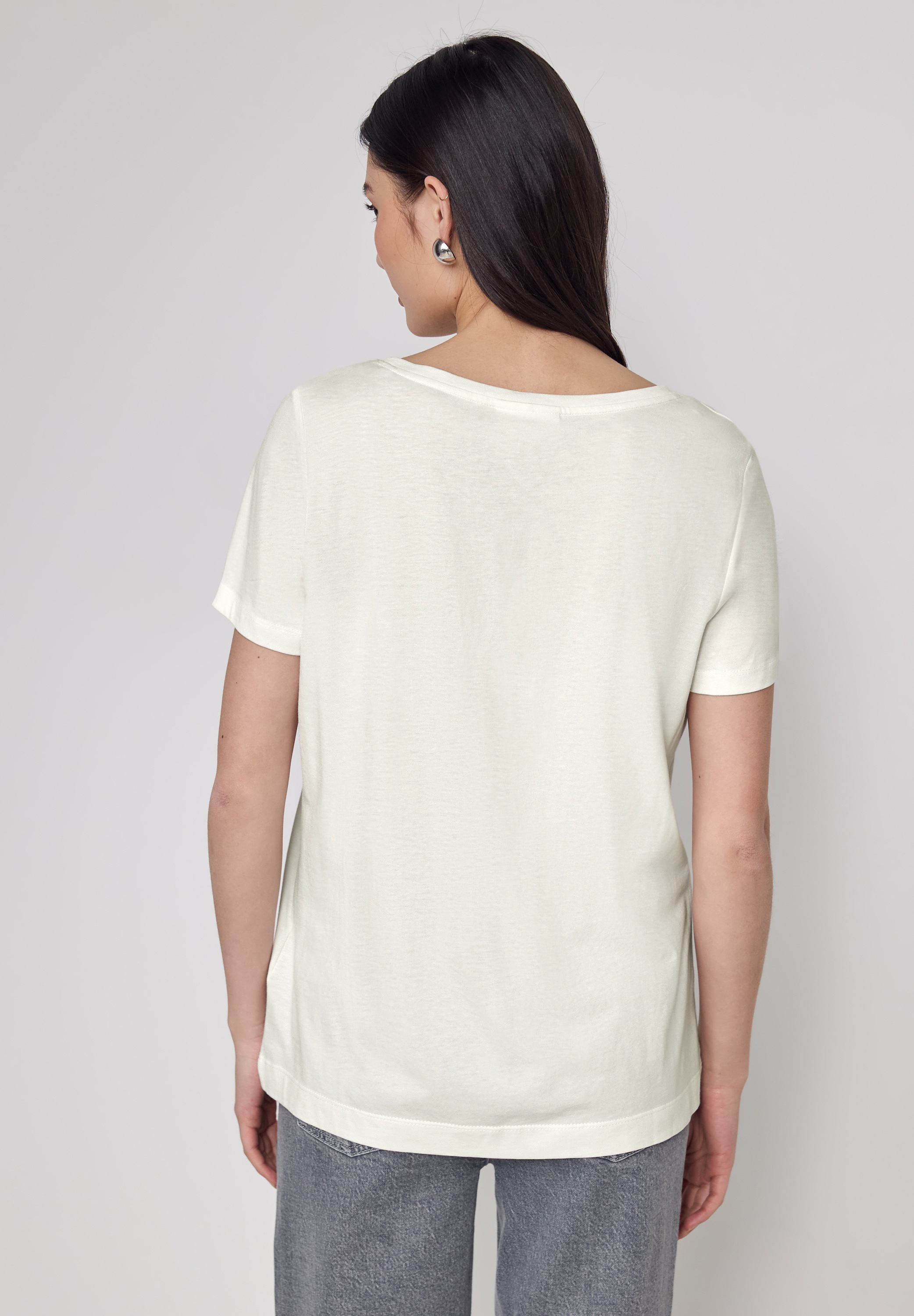 STREET ONE STUDIO T-Shirt, im soften Baumwoll-Mix
