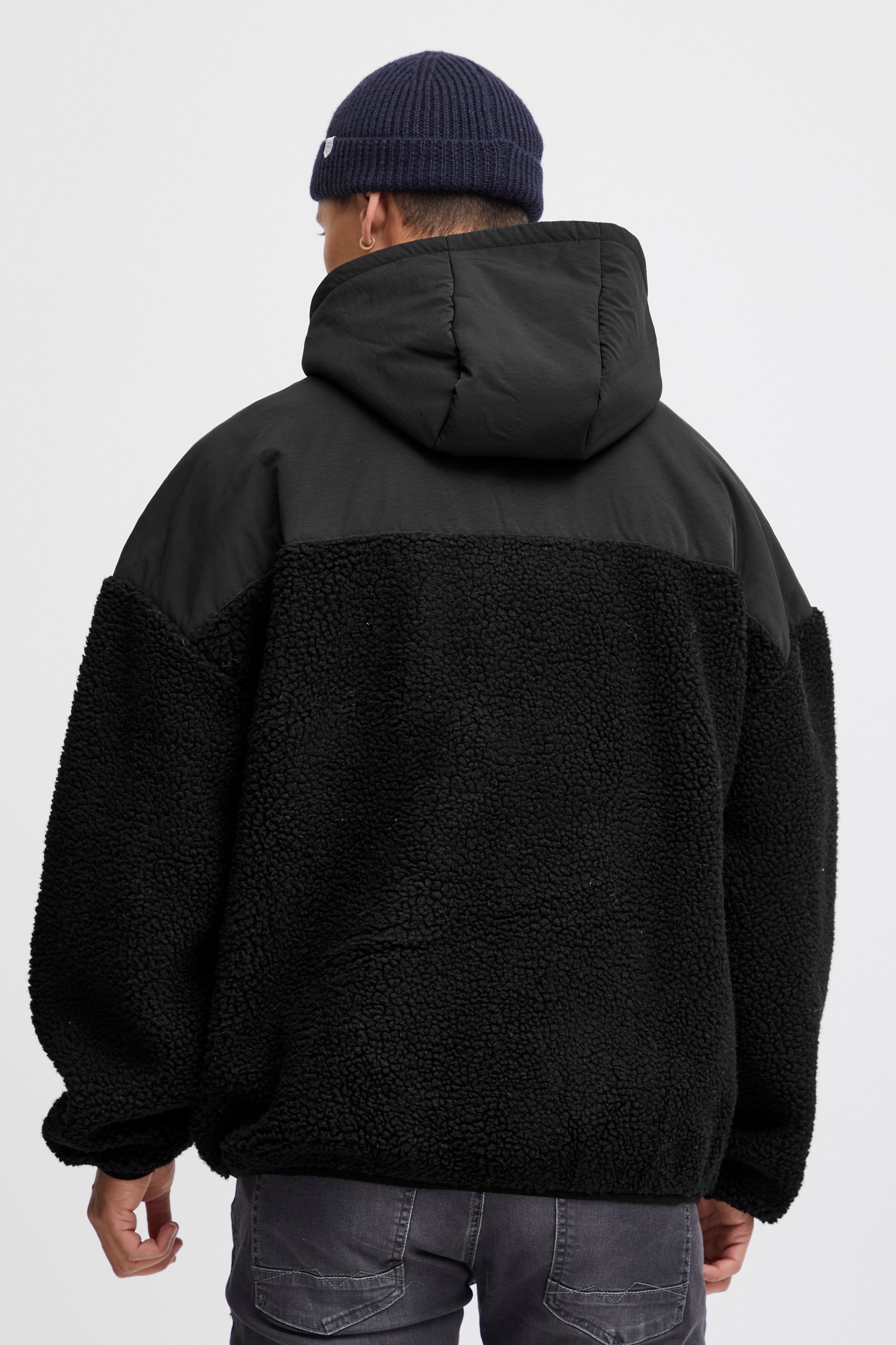 !Solid Fellimitatjacke »Fellimitatjacke SDMark«, mit Kapuze