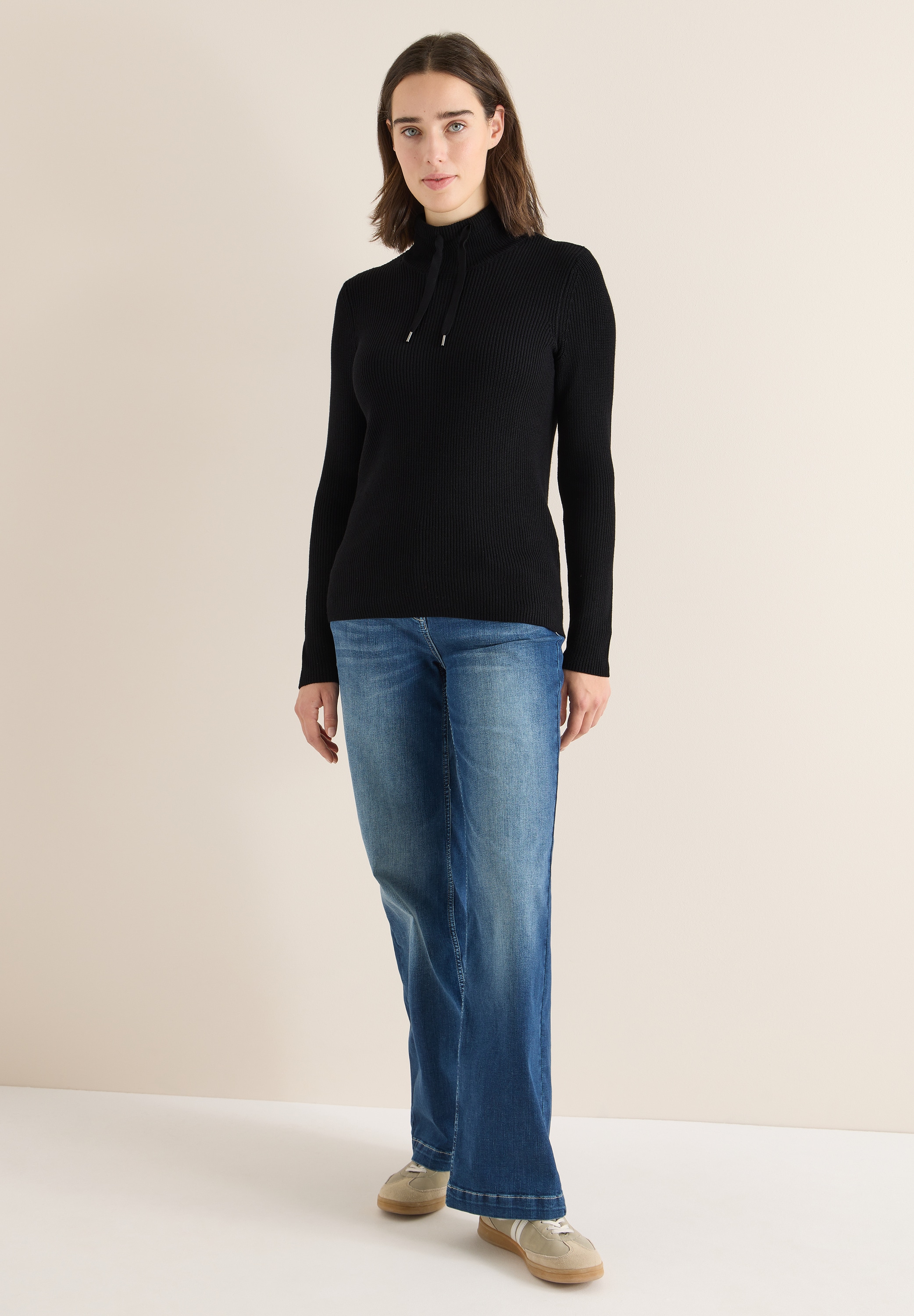 Cecil Stehkragenpullover mit Stehkragen